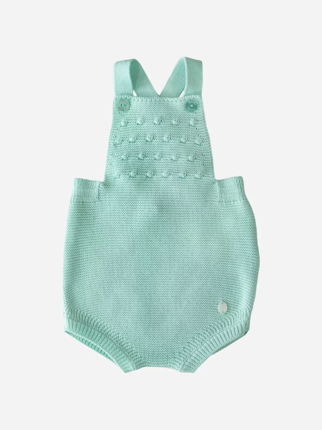 Baby Patachou Aqua Groene Gebreide Baby Jumpsuit