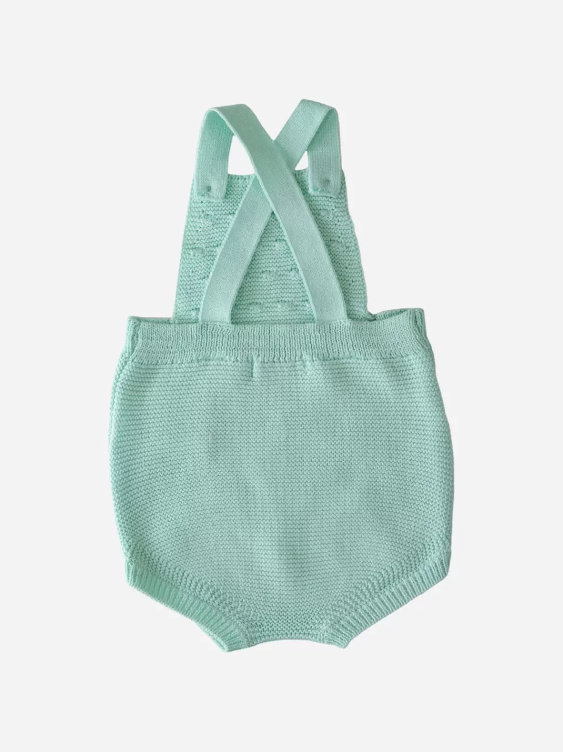Baby Patachou Aqua Groene Gebreide Baby Jumpsuit