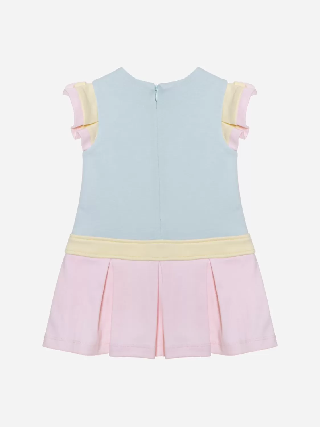Baby Patachou Aquagroene Jurk Gemaakt Van Jersey
