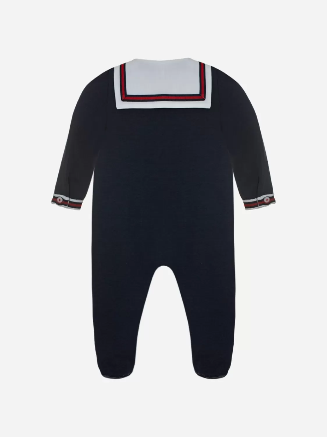 Baby Patachou Babygrow-Babyjongen In Marineblauw Jersey