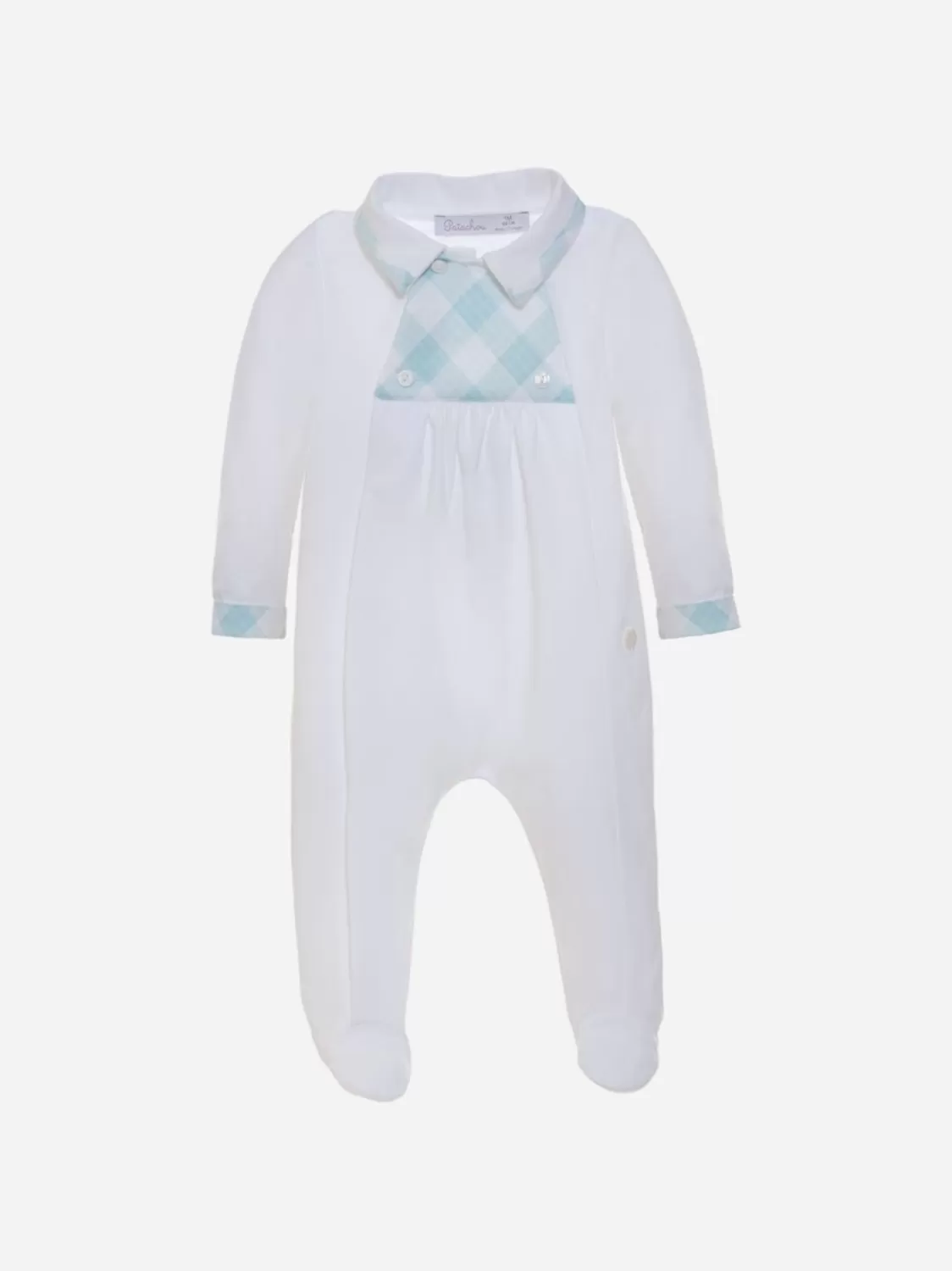 Baby Patachou Babyjongen Babypakje In Wit En Blauw Geruit