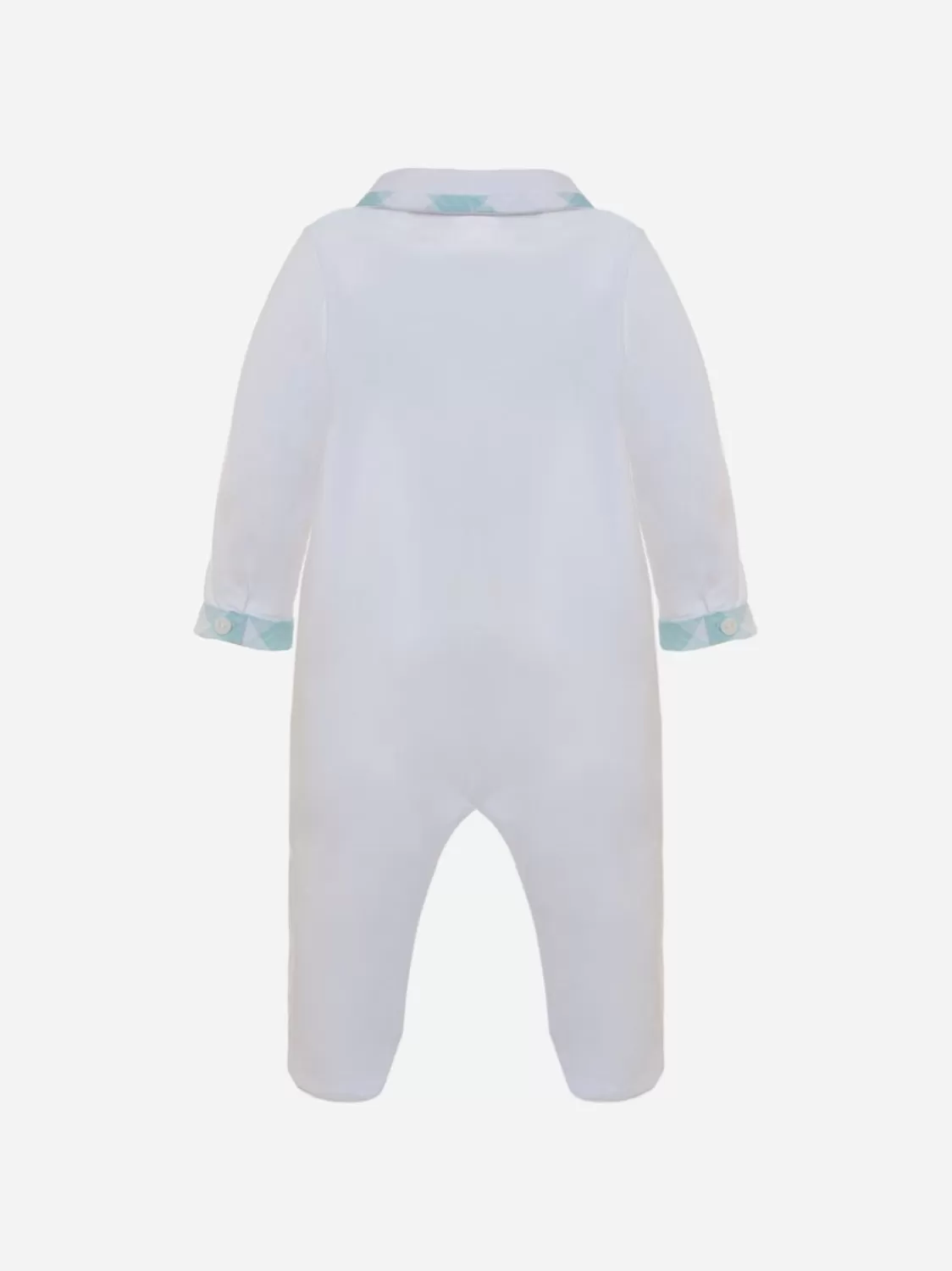 Baby Patachou Babyjongen Babypakje In Wit En Blauw Geruit