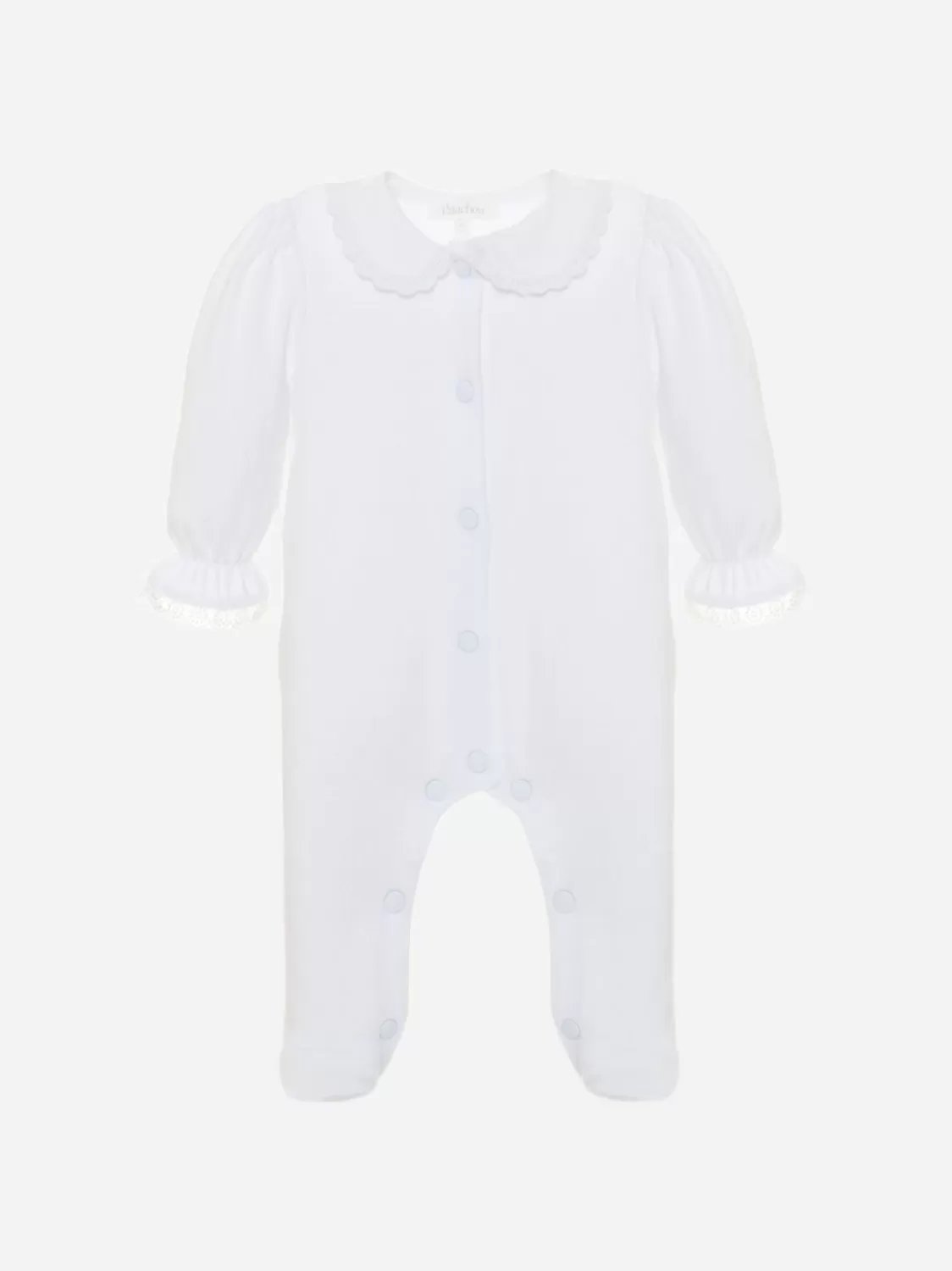 Baby Patachou Babykleding Voor Meisjes In Witte Jersey