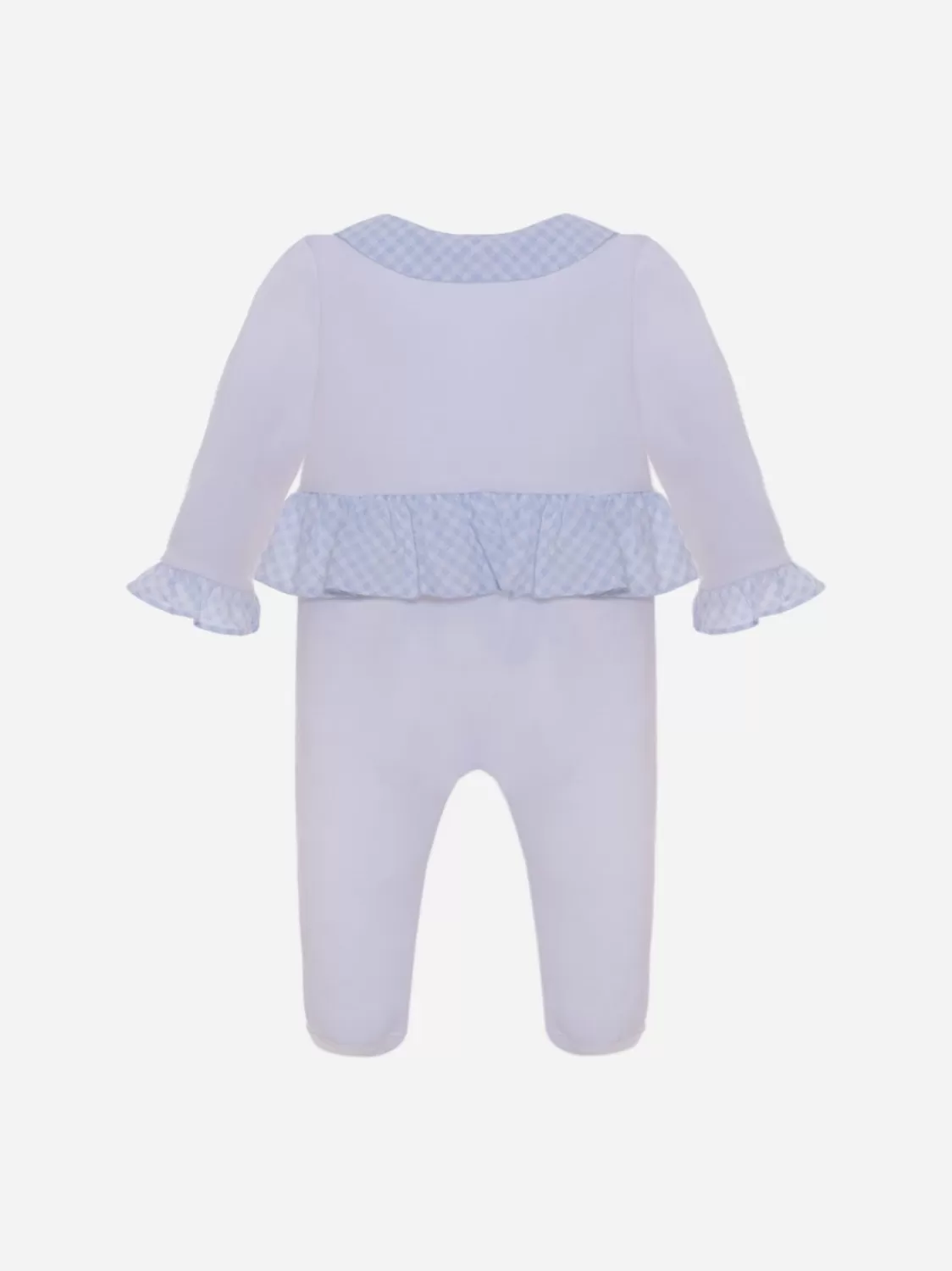 Baby Patachou Babymeisjesbabypakje Met Blauwe Geruite Details