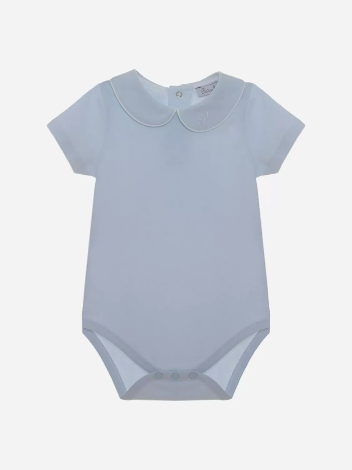 Baby Patachou Basic Bodysuit In Blauwe Jersey