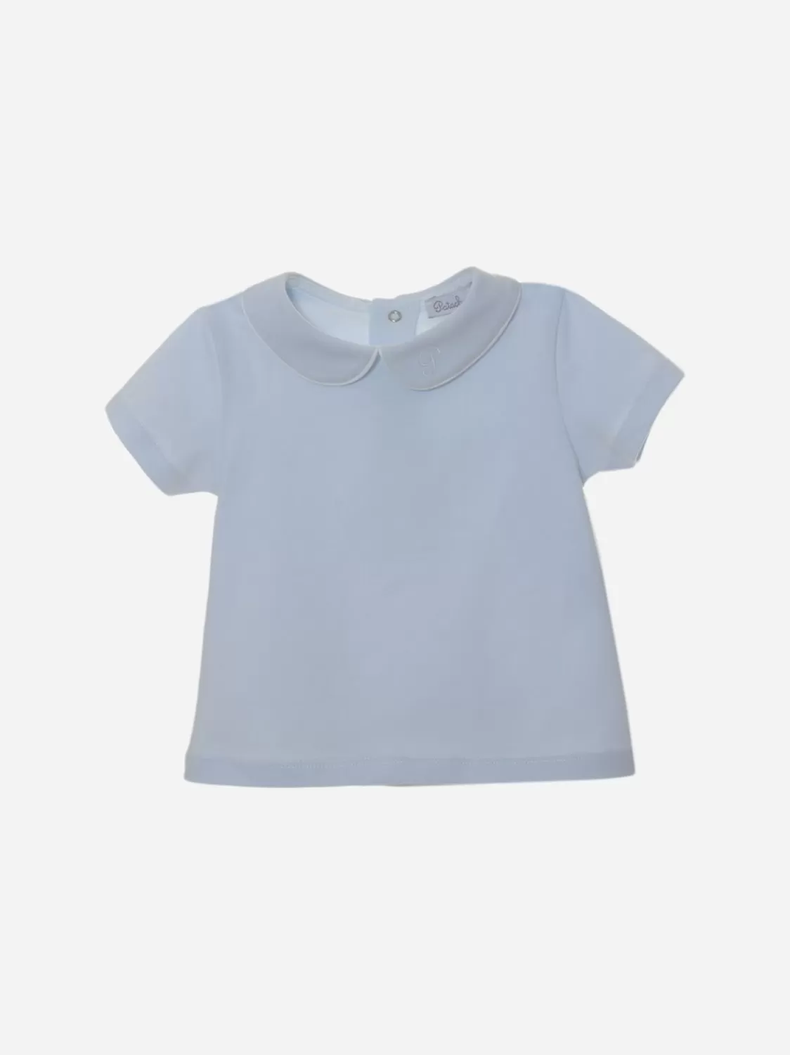 Baby Patachou Basic T-Shirt Voor Jongens In Blauwe Jersey