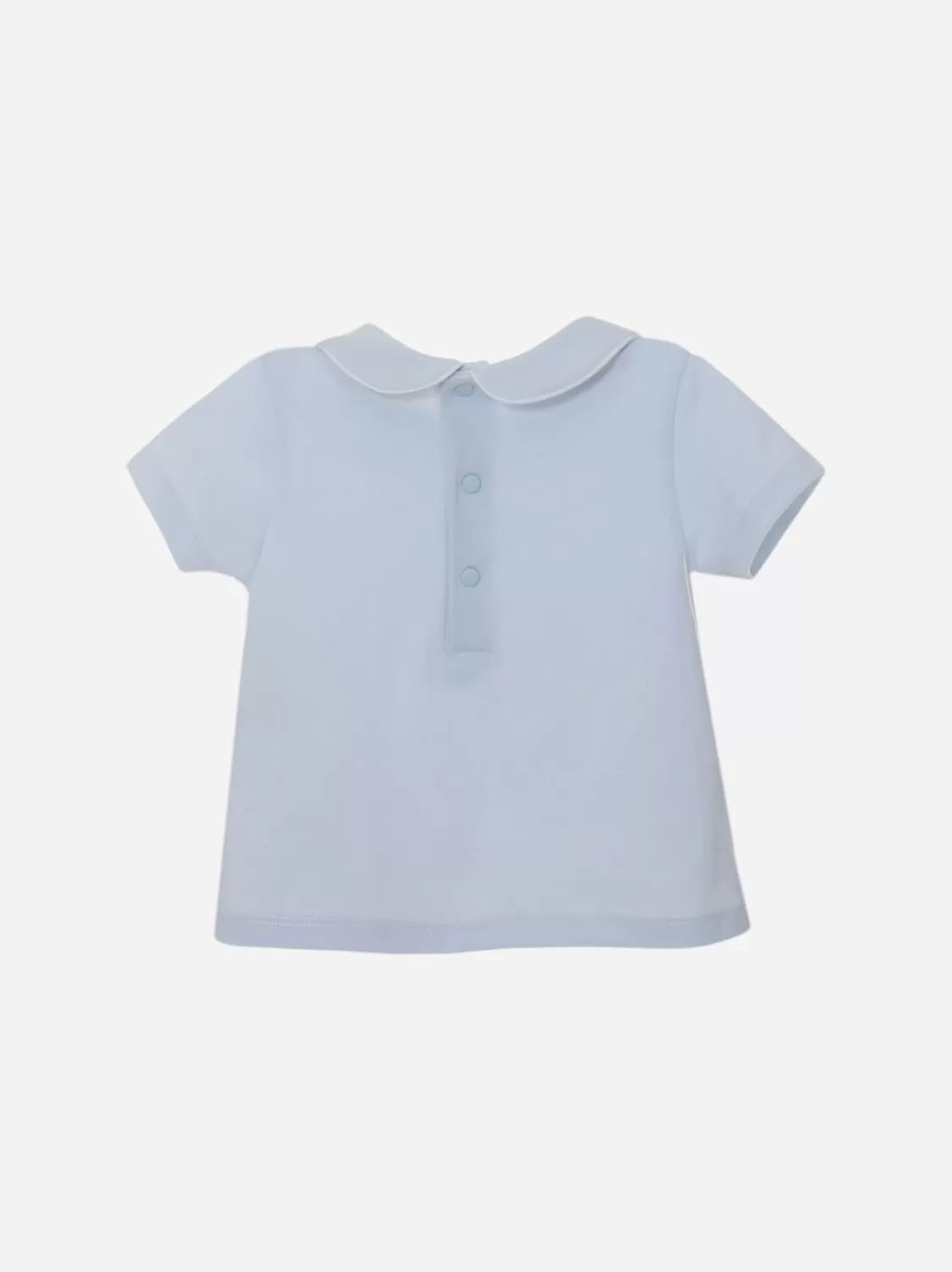 Baby Patachou Basic T-Shirt Voor Jongens In Blauwe Jersey