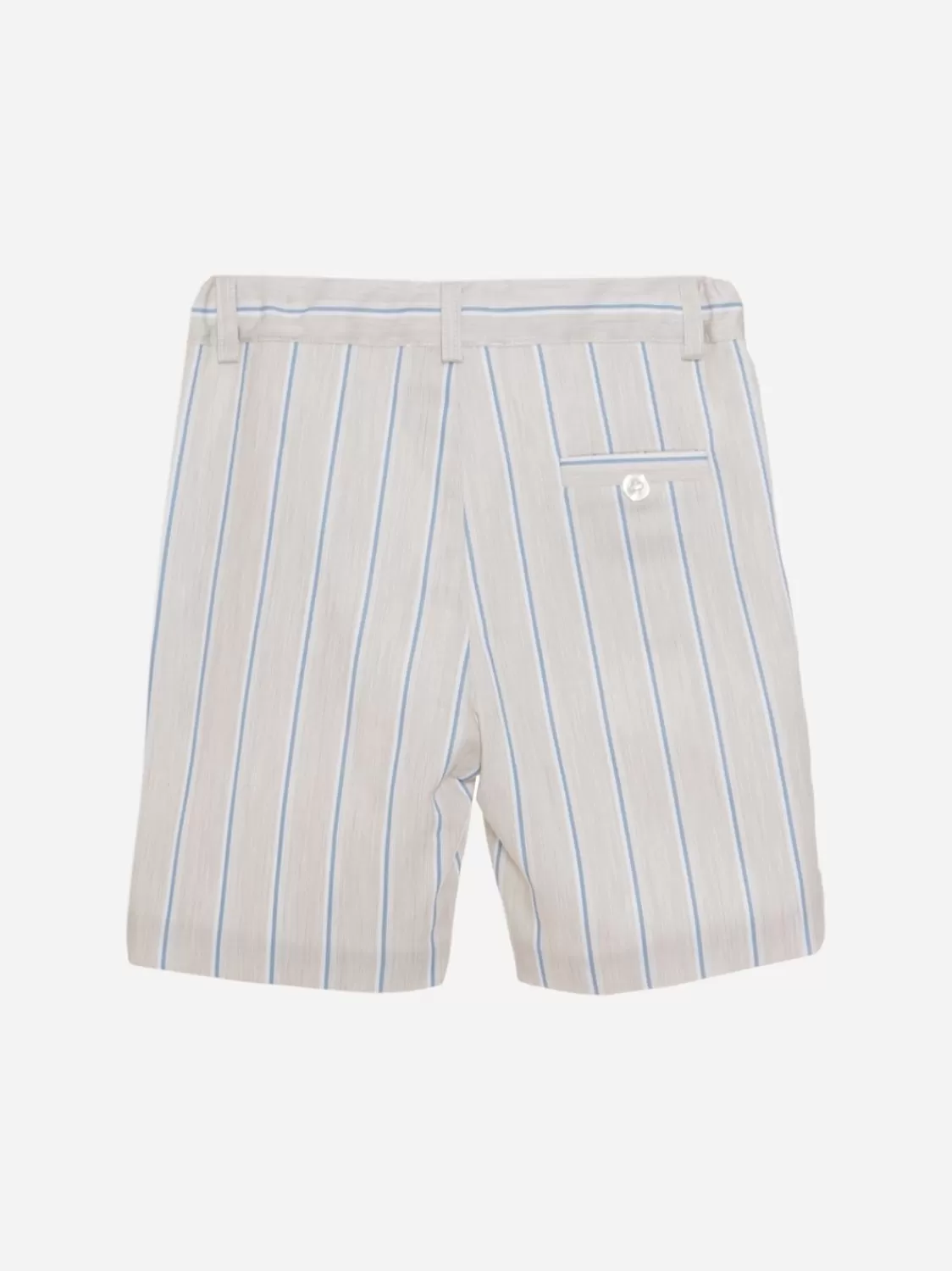 Baby Patachou Beige Blauwe Strepen Shorts