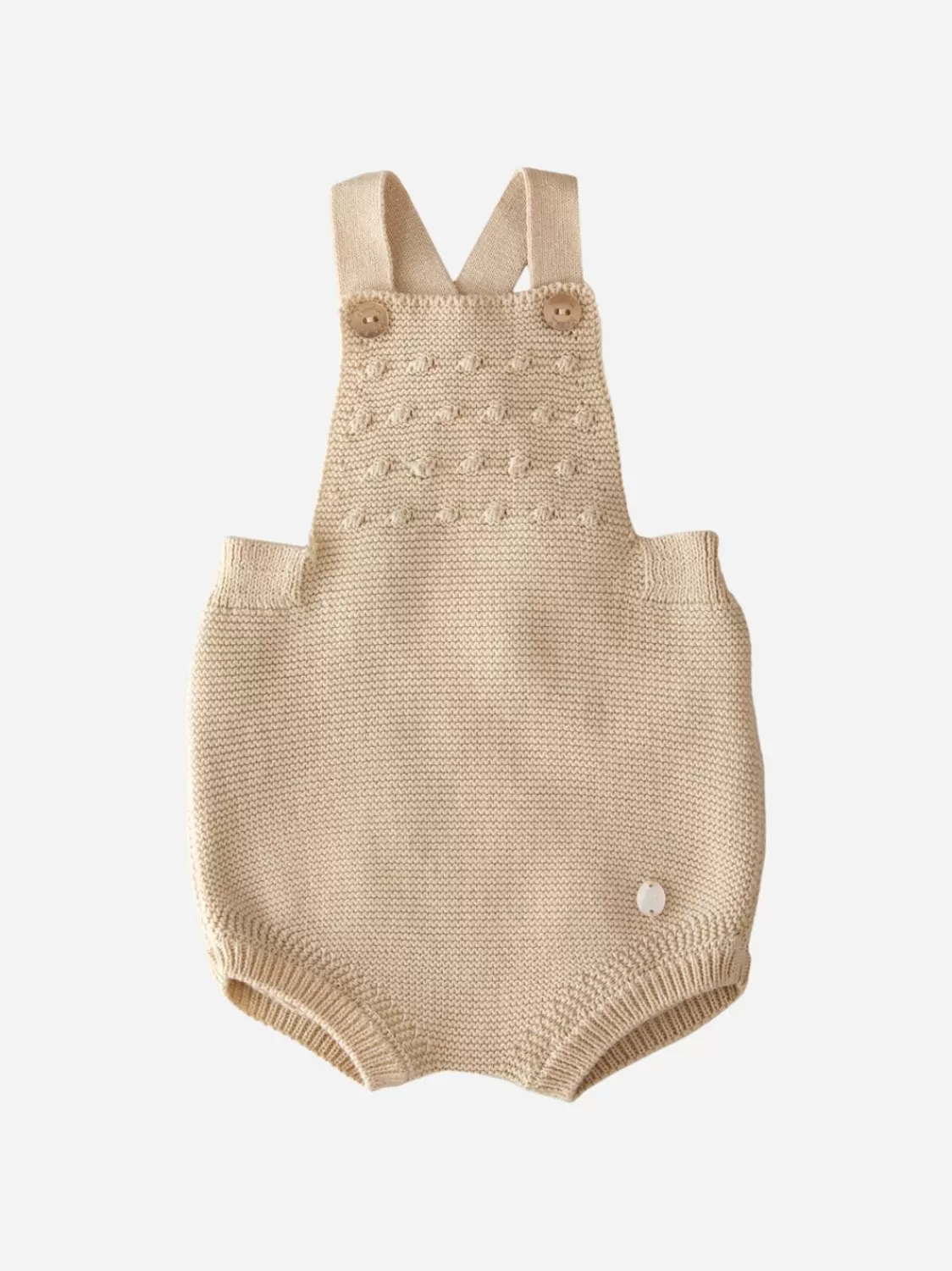 Baby Patachou Beige Gebreide Baby-Jumpsuit