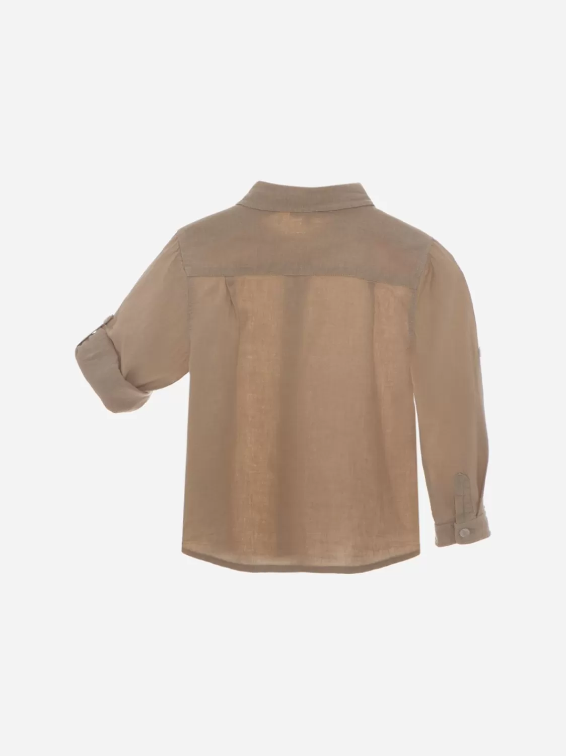 Baby Patachou Beige Overhemd Gemaakt Van Linnen