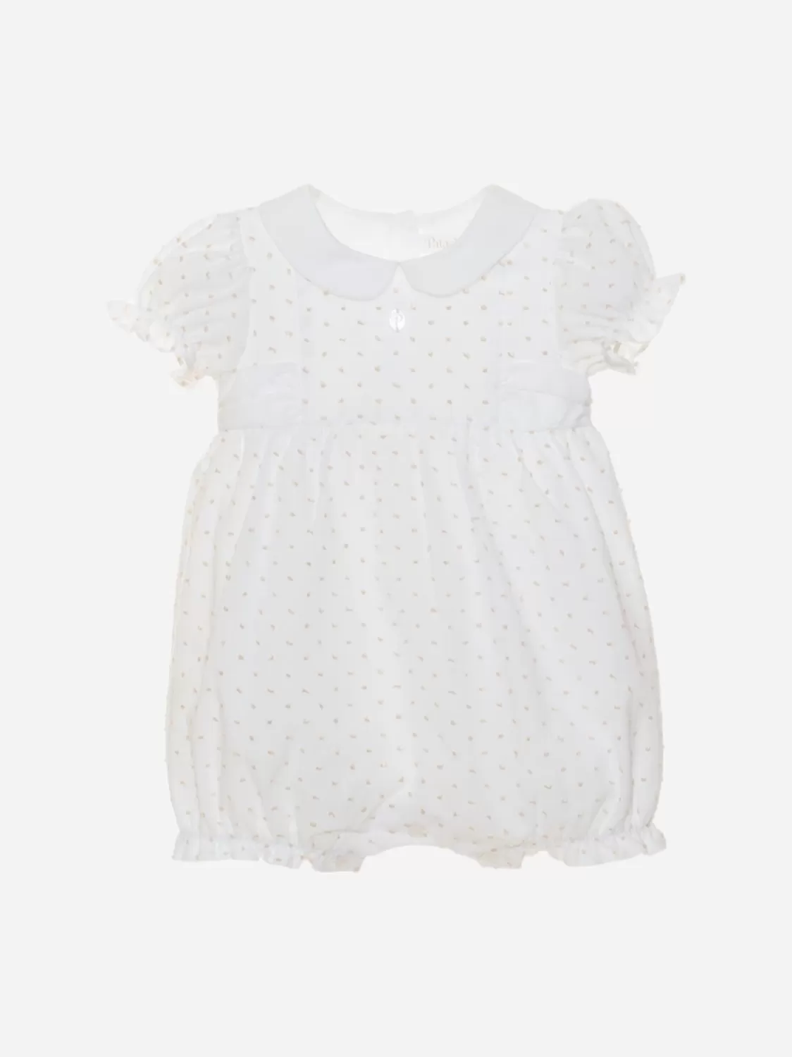 Baby Patachou Beige Stippen Romper