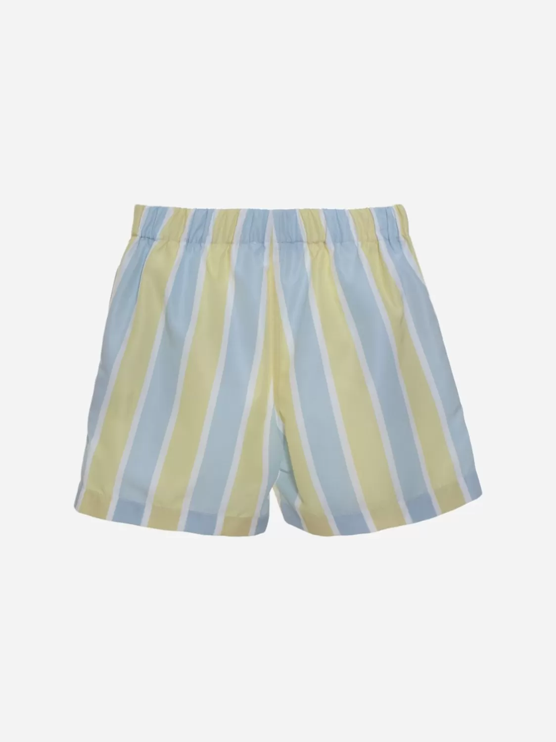 Jongen Patachou Blauw En Geel Gestreepte Zwemshort