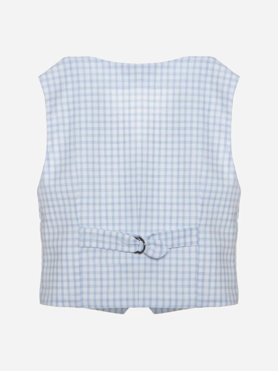 Baby Patachou Blauw Geruit Patroon Jongensvest