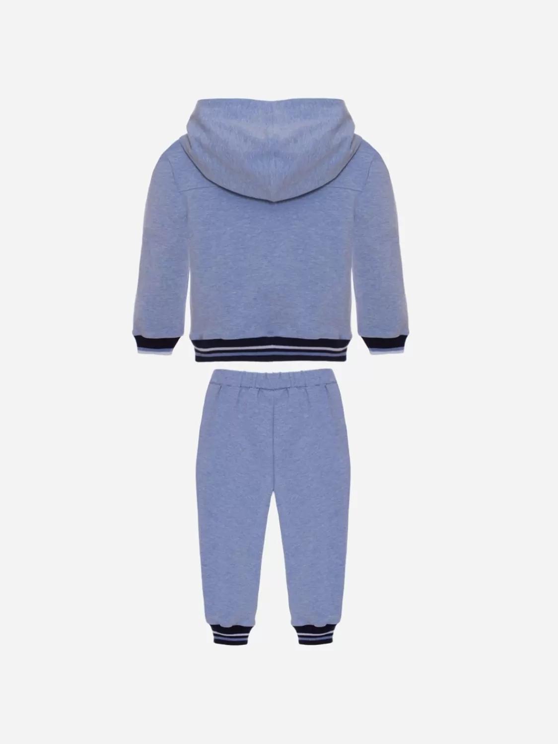 Baby Patachou Blauw Sportpak Met Capuchon