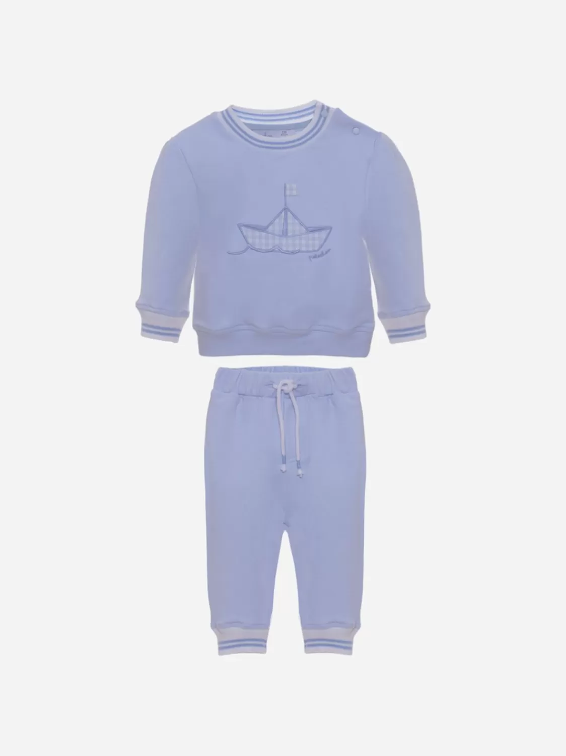Baby Patachou Blauw Trainingspak Voor Babyjongens