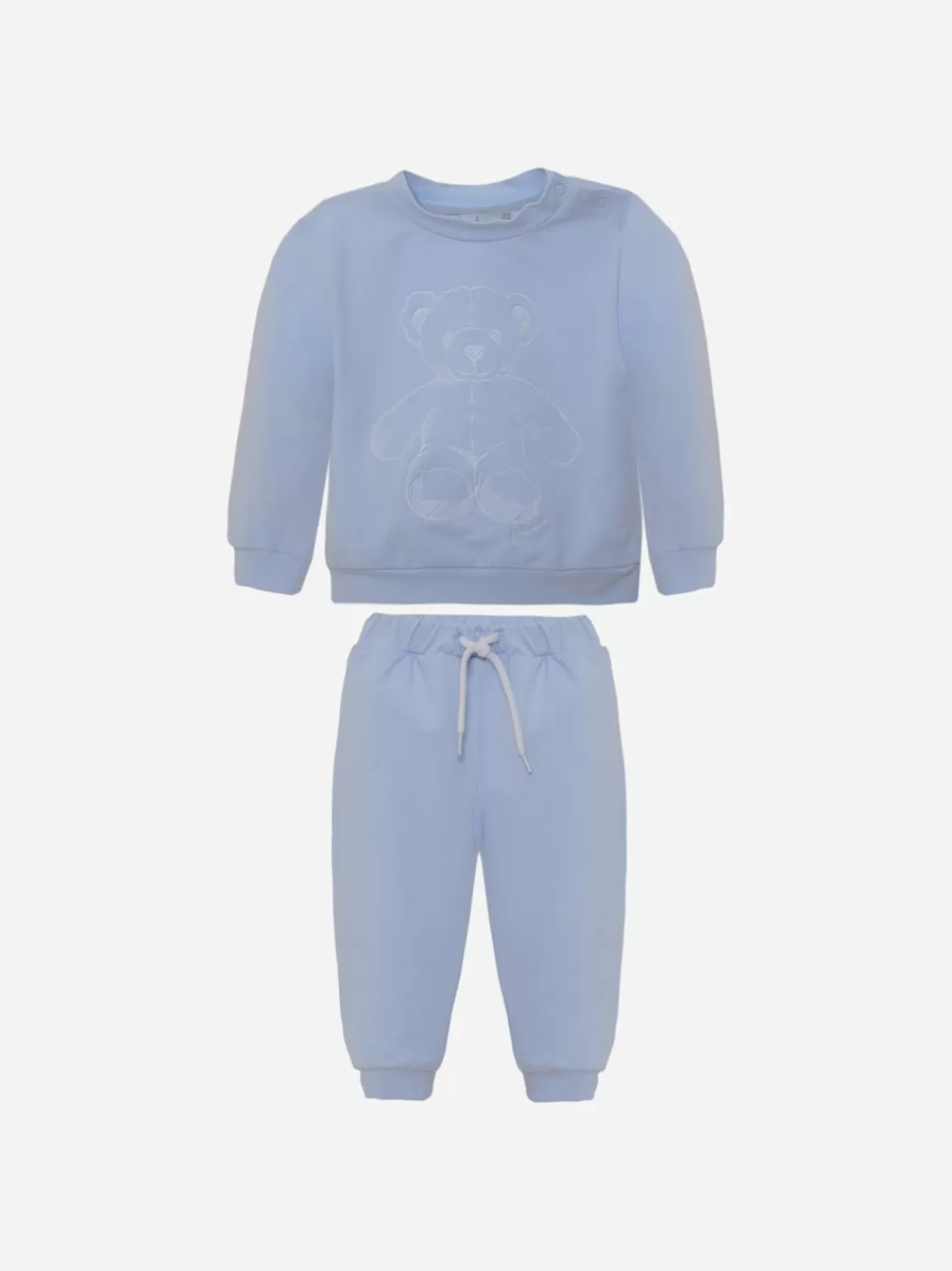 Baby Patachou Blauw Trainingspak Voor Jongens Met Borduursel