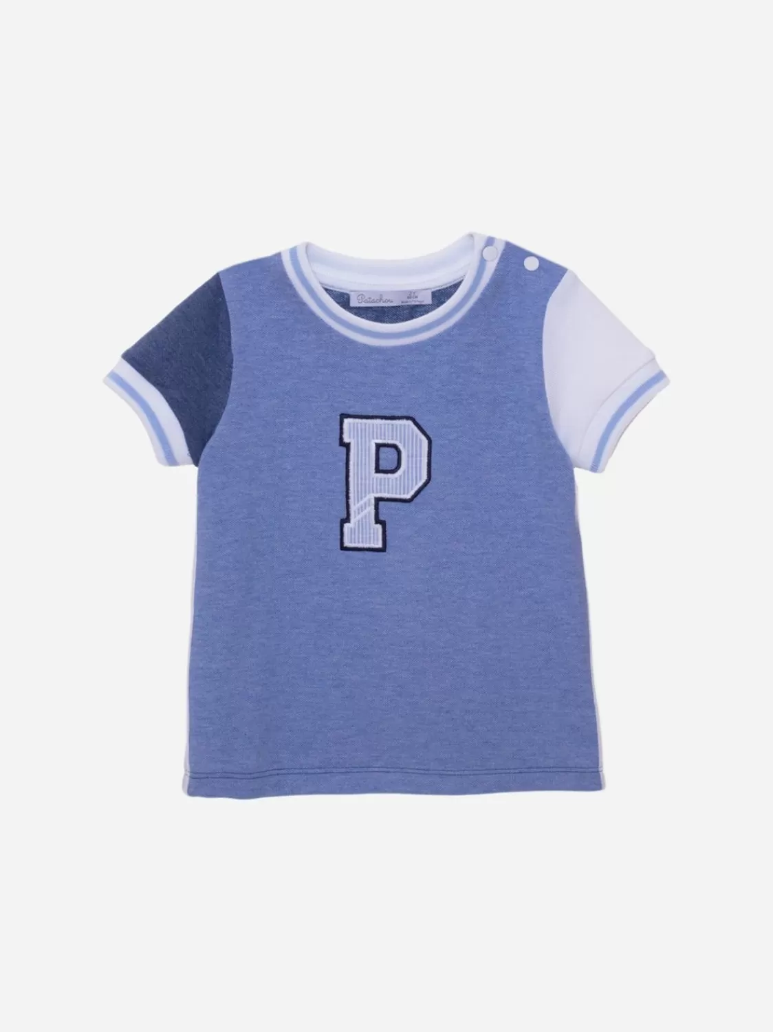 Baby Patachou Blauw T-Shirt Met -Borduursel