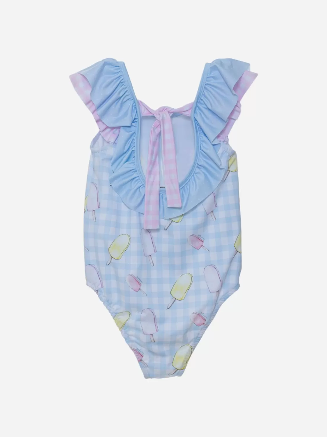 Baby Patachou Blauw Zwempak Voor Meisjes Met Ijsprint