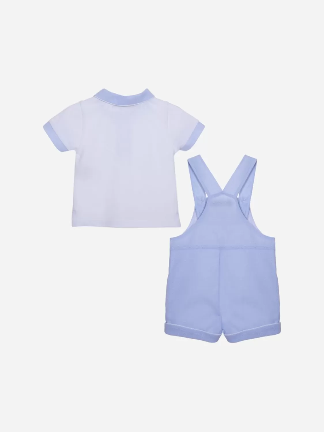 Baby Patachou Blauwe En Witte Babyjongenset