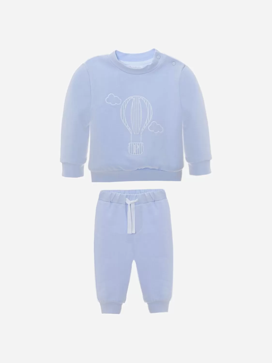 Baby Patachou Blauwe Jerseyset Voor Jongens