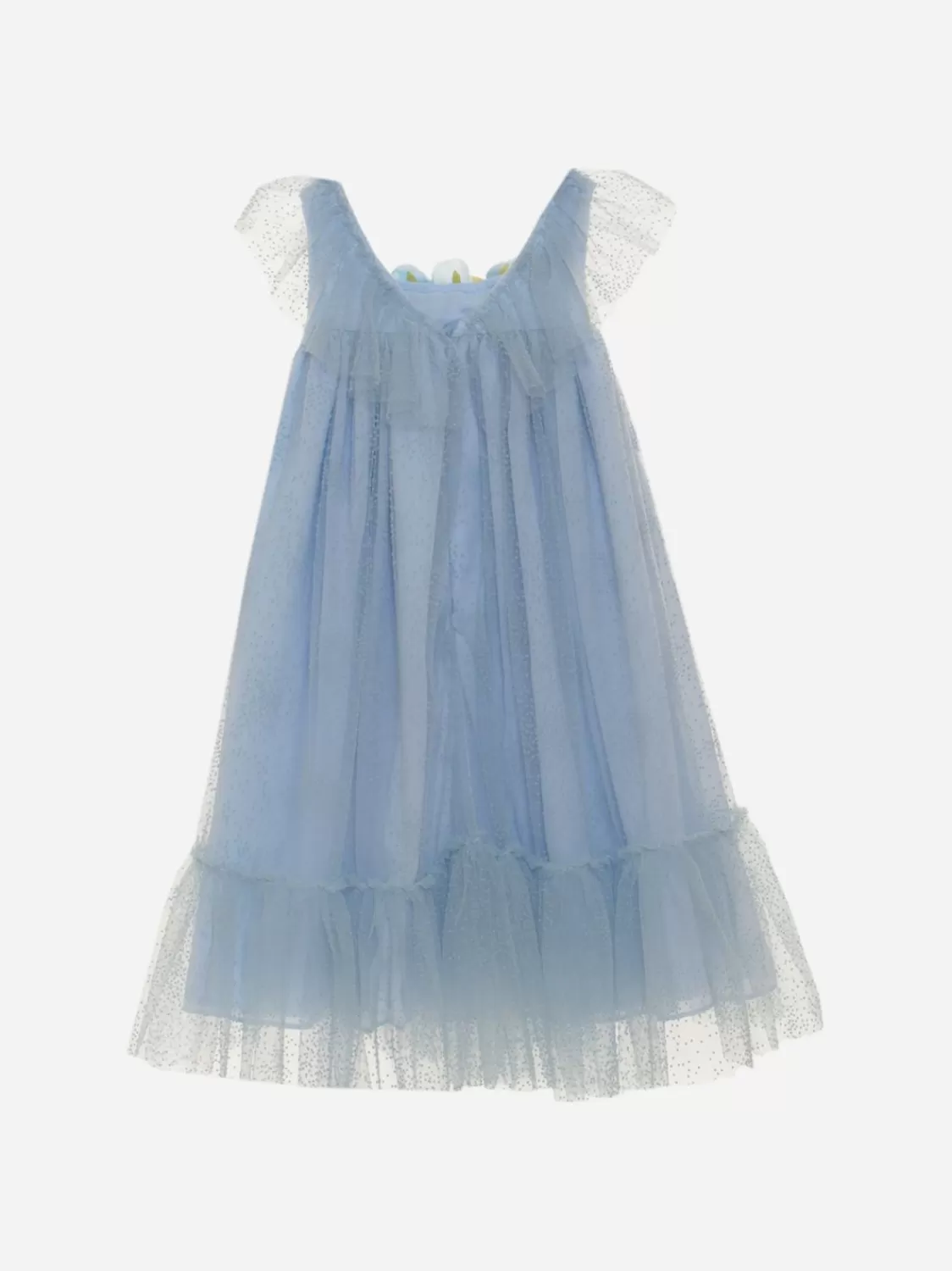 Meisje Patachou Blauwe Jurk Voor Meisjes In Tule
