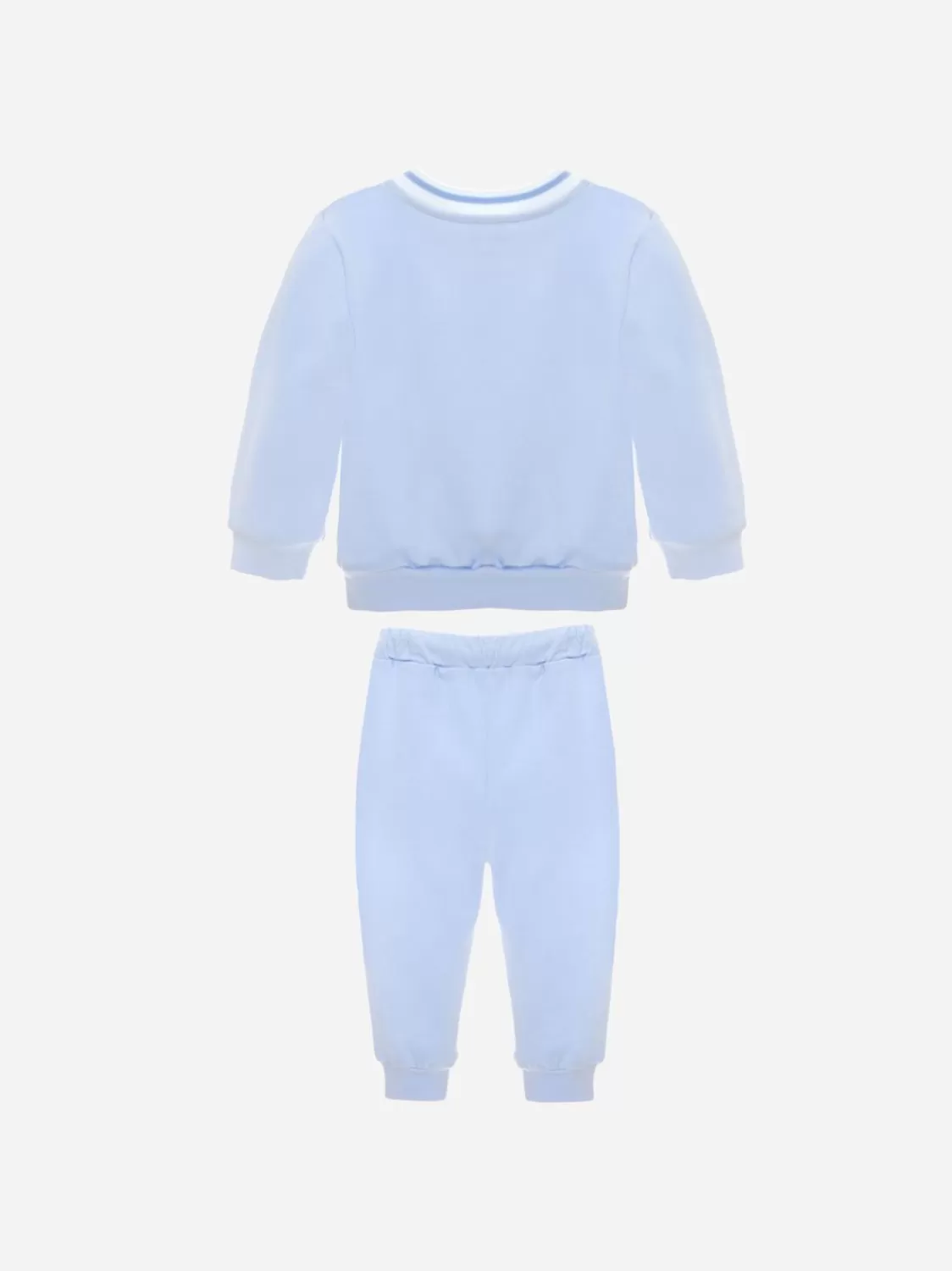 Baby Patachou Blauwe Katoenfleeceset