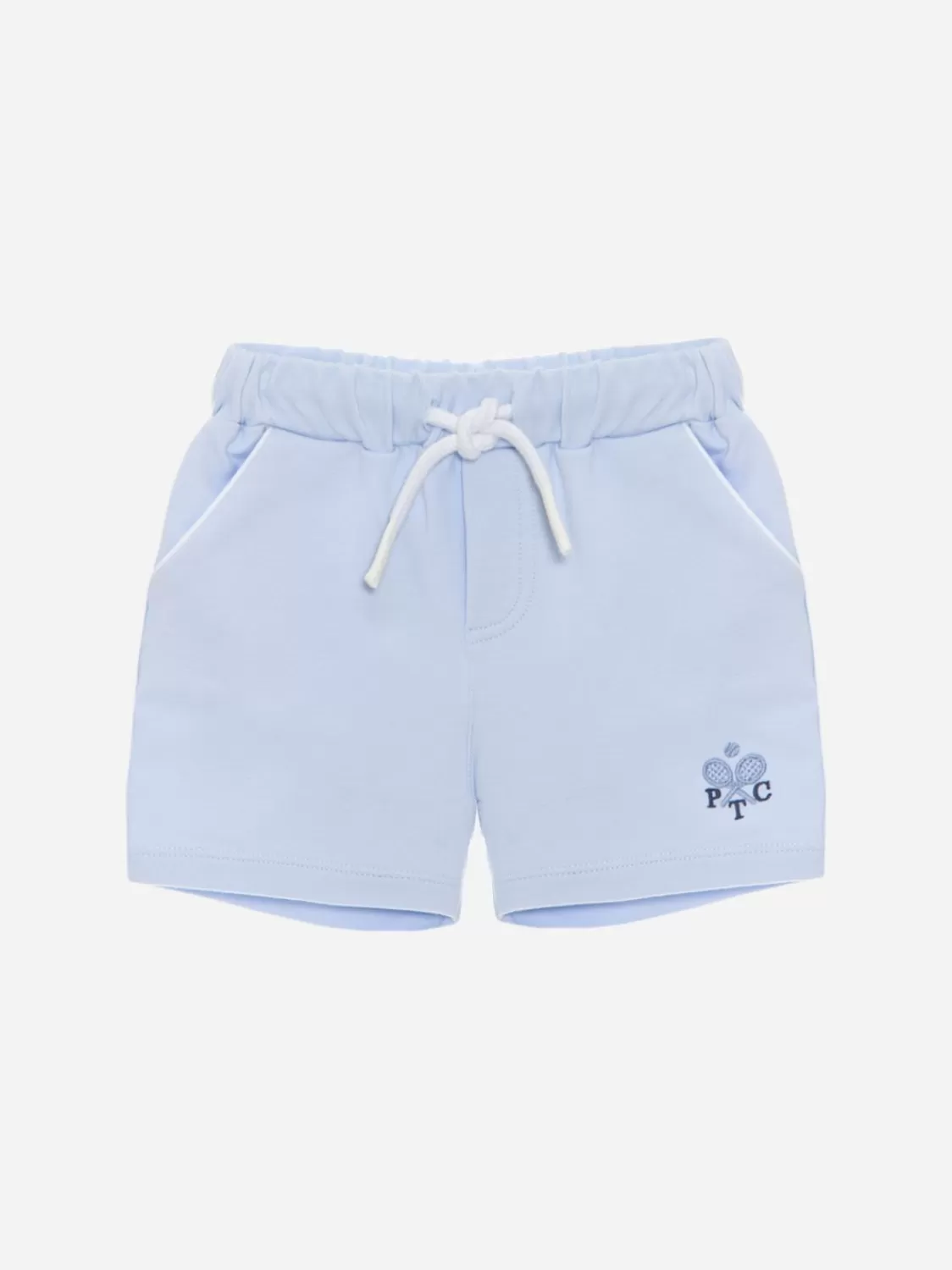 Baby Patachou Blauwe Katoenfleeceshort