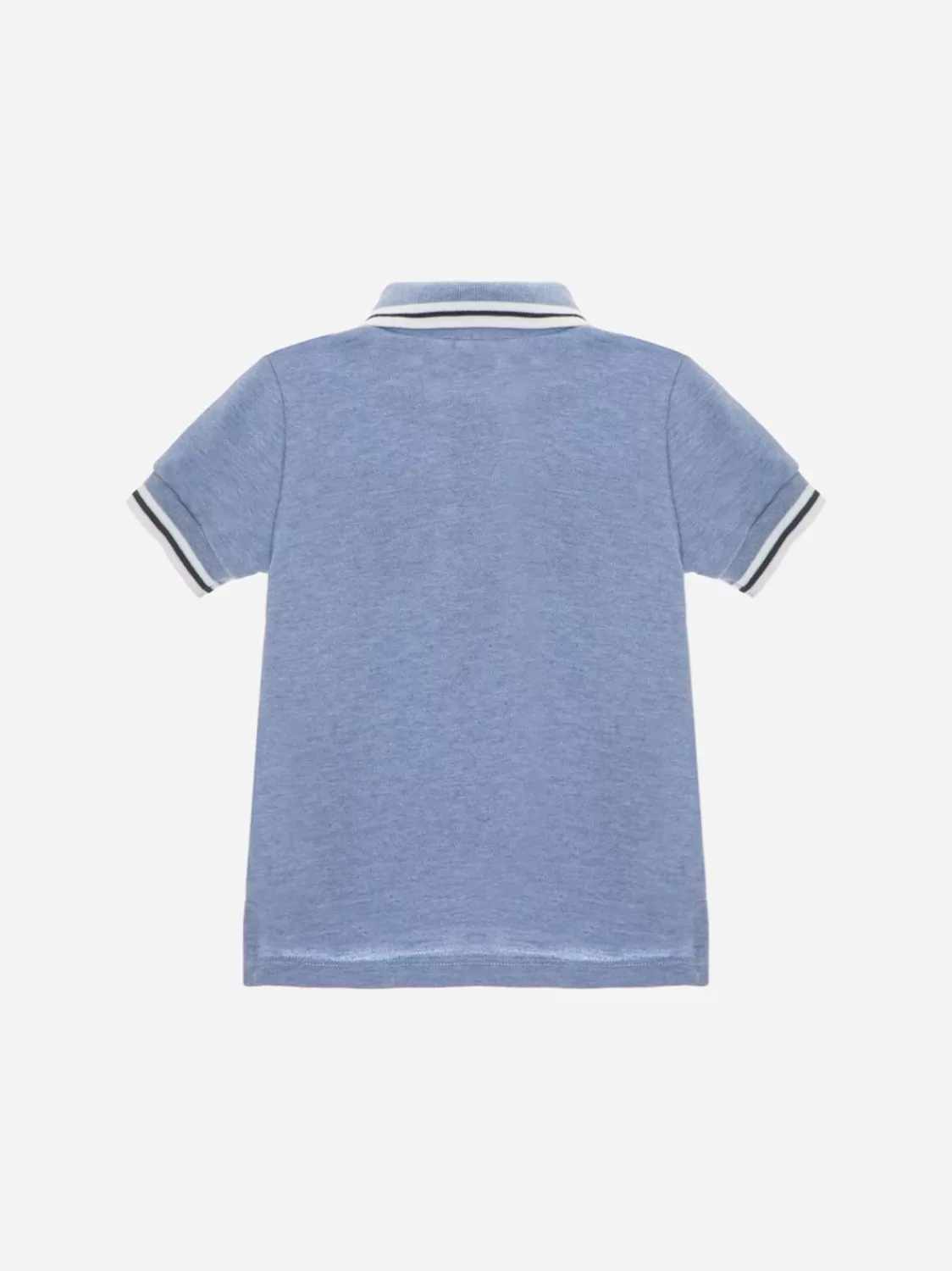 Baby Patachou Blauwe Polo Voor Jongens In Jersey
