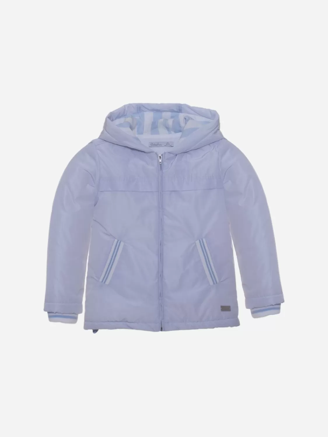 Jongen Patachou Blauwe Waterdichte Jas Met Capuchon