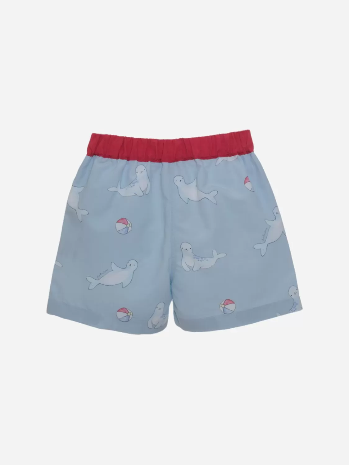 Baby Patachou Blauwe Zwemshort Voor Jongens Met Exclusieve Print