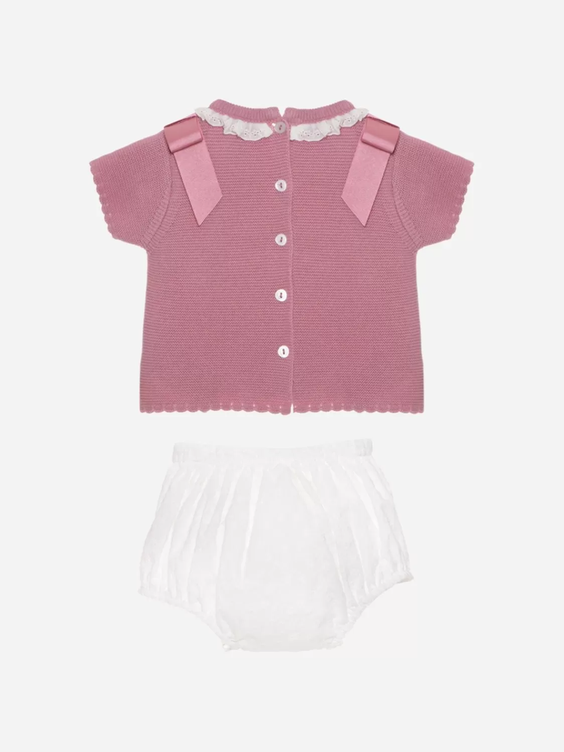 Baby Patachou Blozen Roze En Witte Set