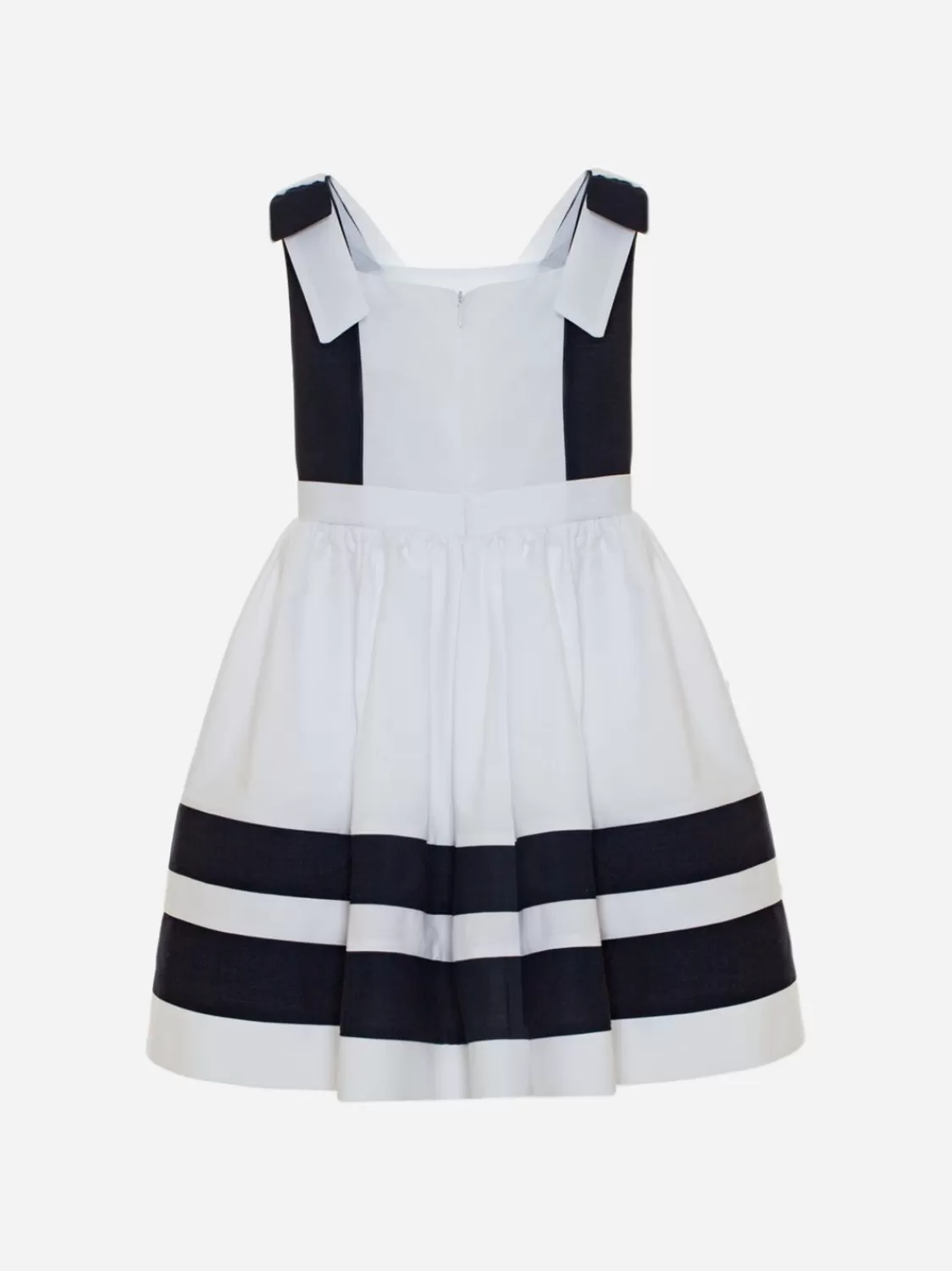 Meisje Patachou Cruisejurk Voor Meisjes In Wit En Marineblauw