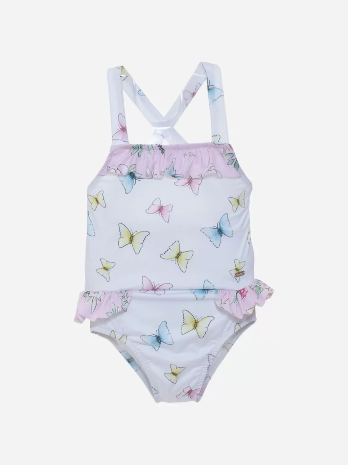 Baby Patachou Exclusief Zwempak Met Witte Vlindersprint