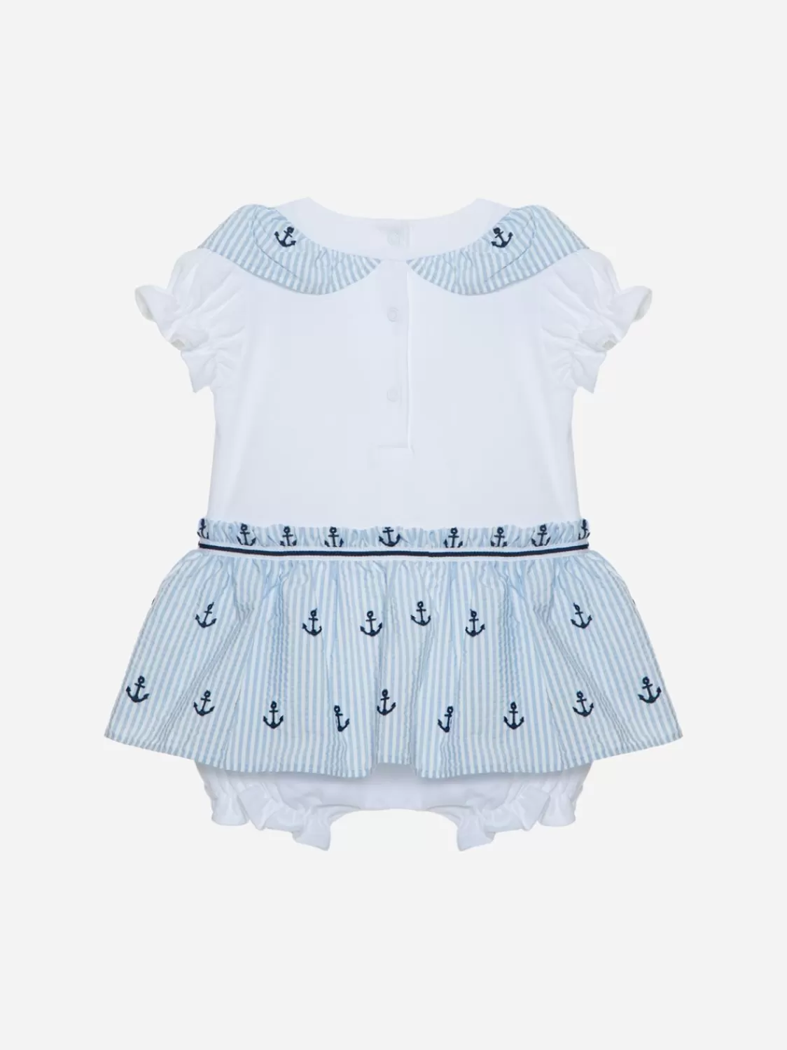 Baby Patachou Geborduurde Strepen Romper