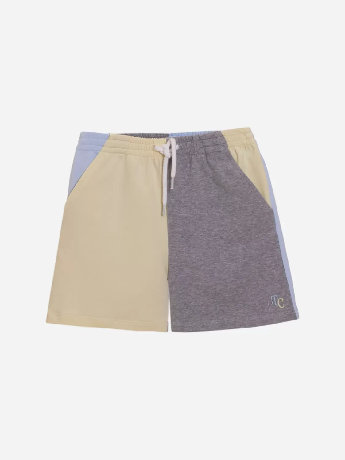 Jongen Patachou Gele En Grijze Sportshorts