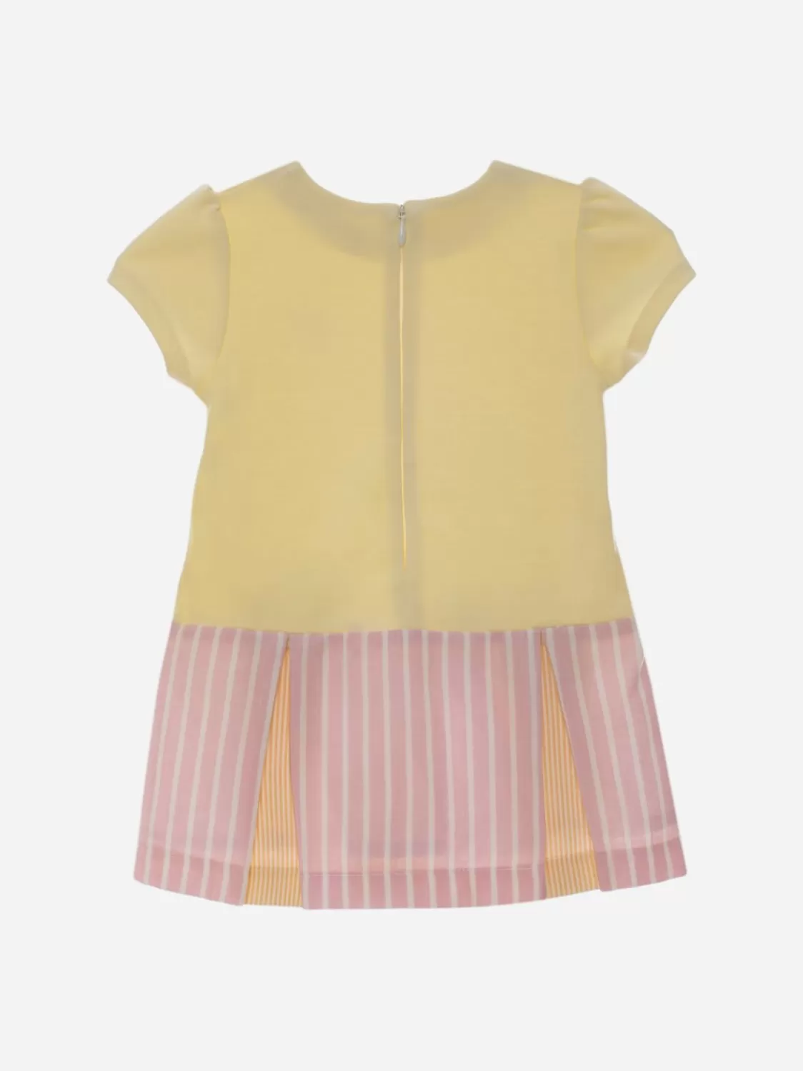 Baby Patachou Gele Jurk Met Kleurrijke Details