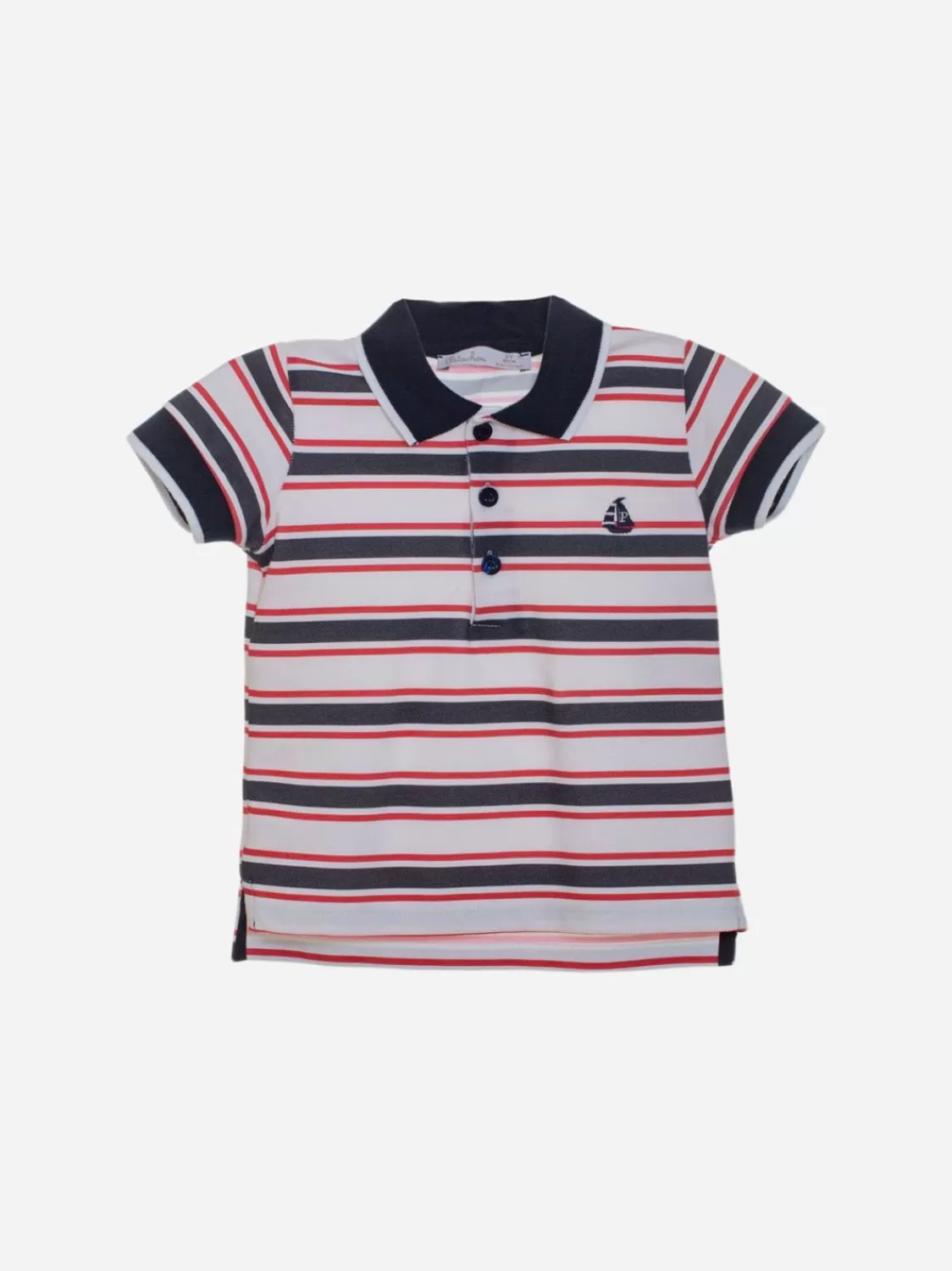Baby Patachou Gestreept Poloshirt Voor Jongens