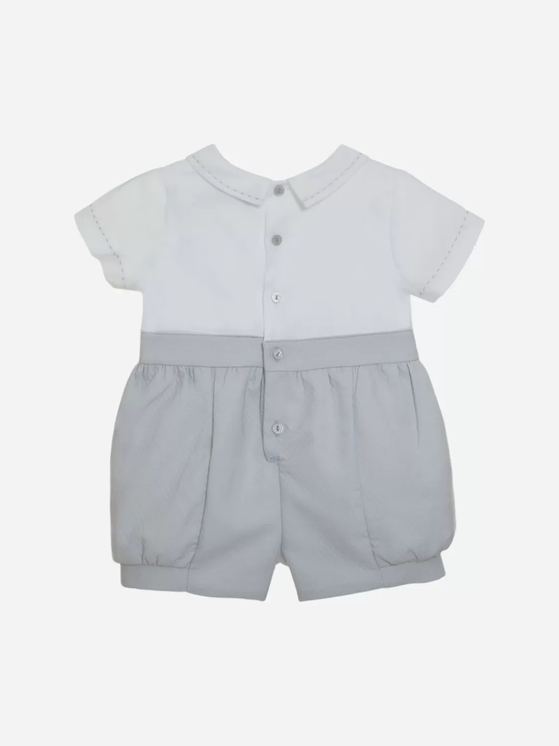 Baby Patachou Grijze Babyjongen Jumpsuit