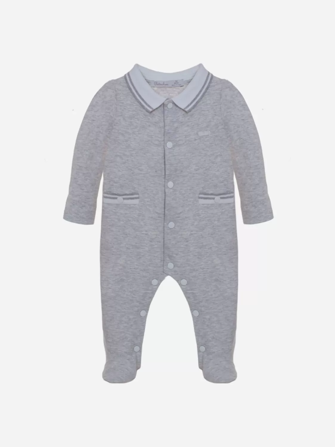 Baby Patachou Grijze Jersey Babyjongen Babypakje