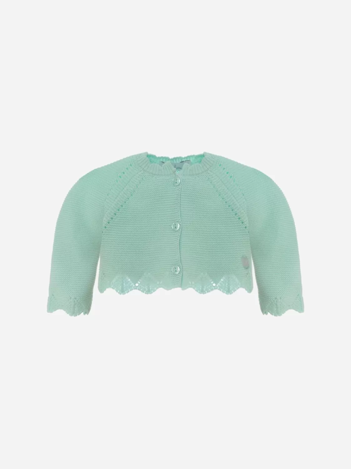 Baby Patachou Groen Watergebreid Vest Voor Meisjes