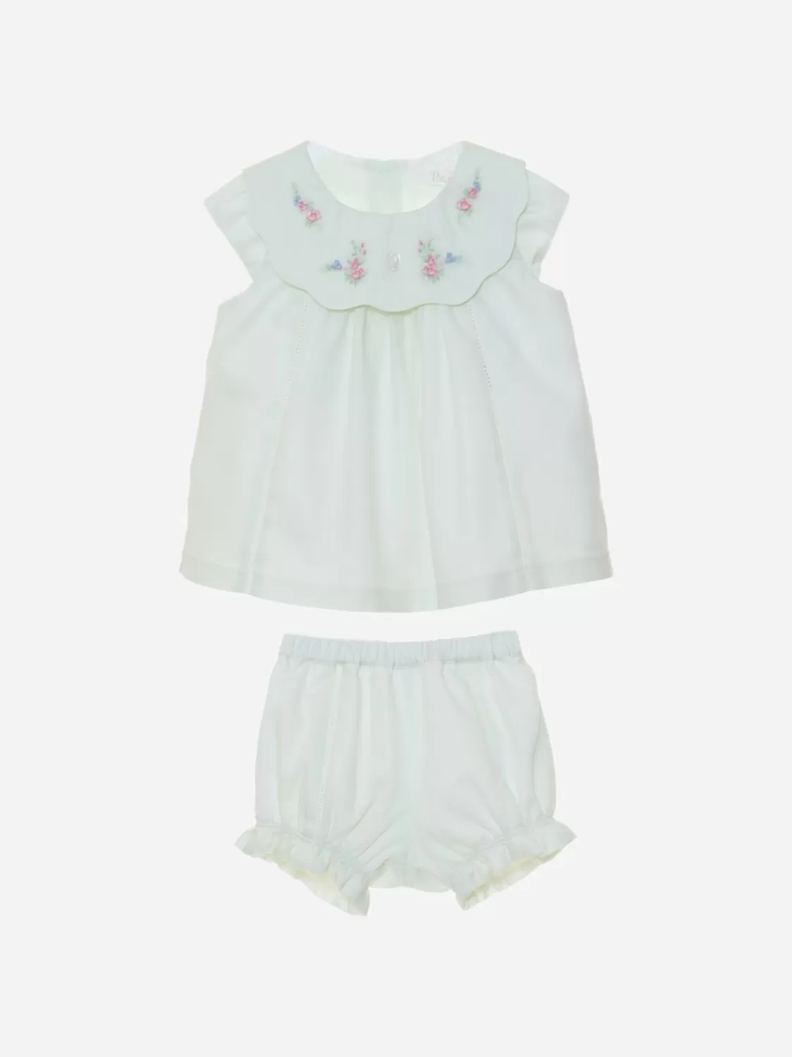 Baby Patachou Groene Waterblouse En Korte Broek Voor Meisjes