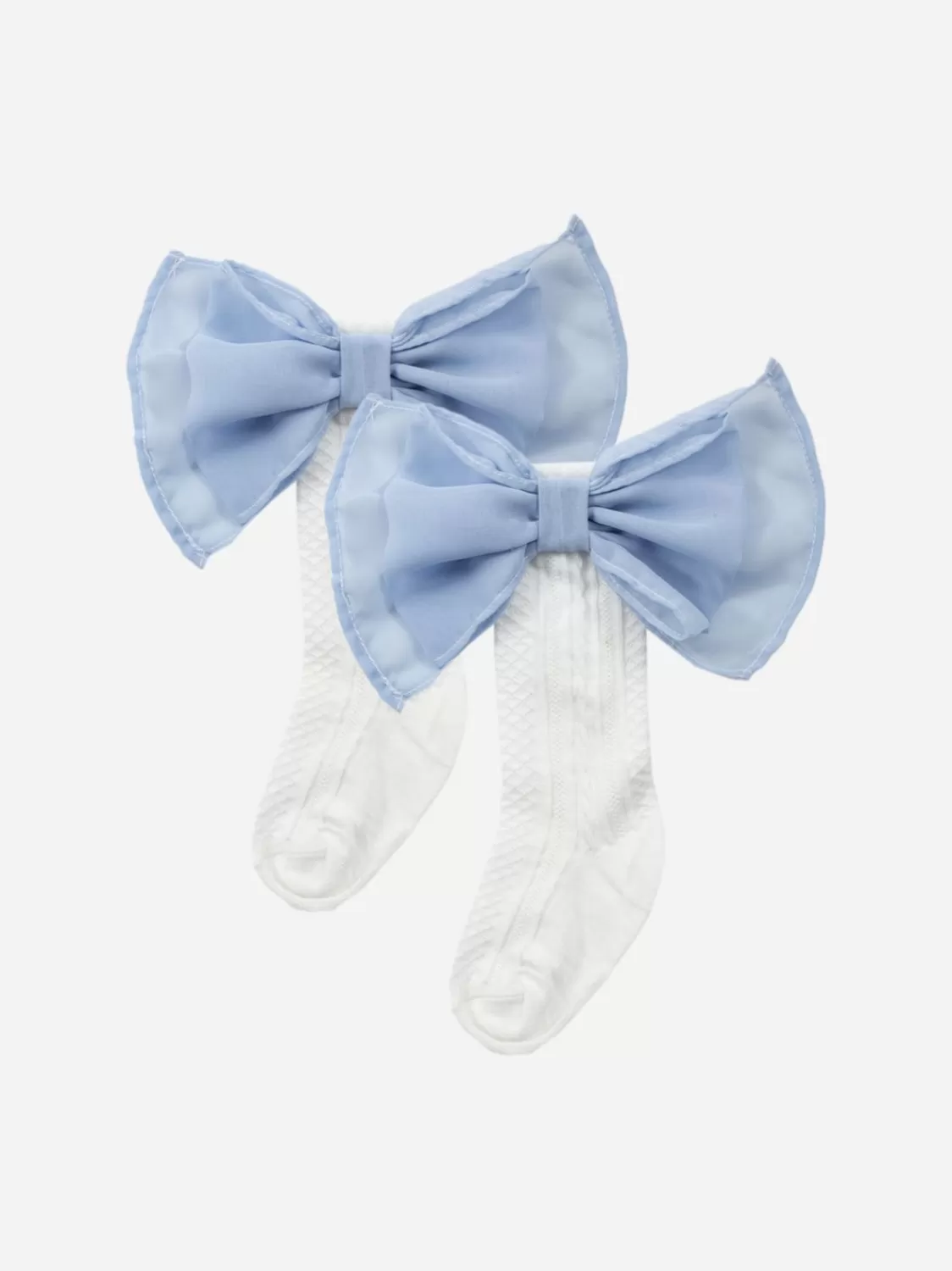 Baby Patachou Grote Blauwe Strik Sokken