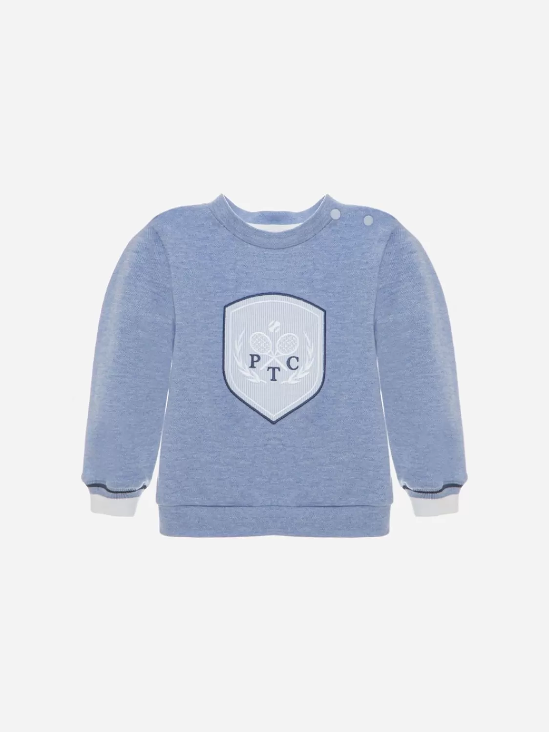 Baby Patachou Indigoblauw Embleempolo