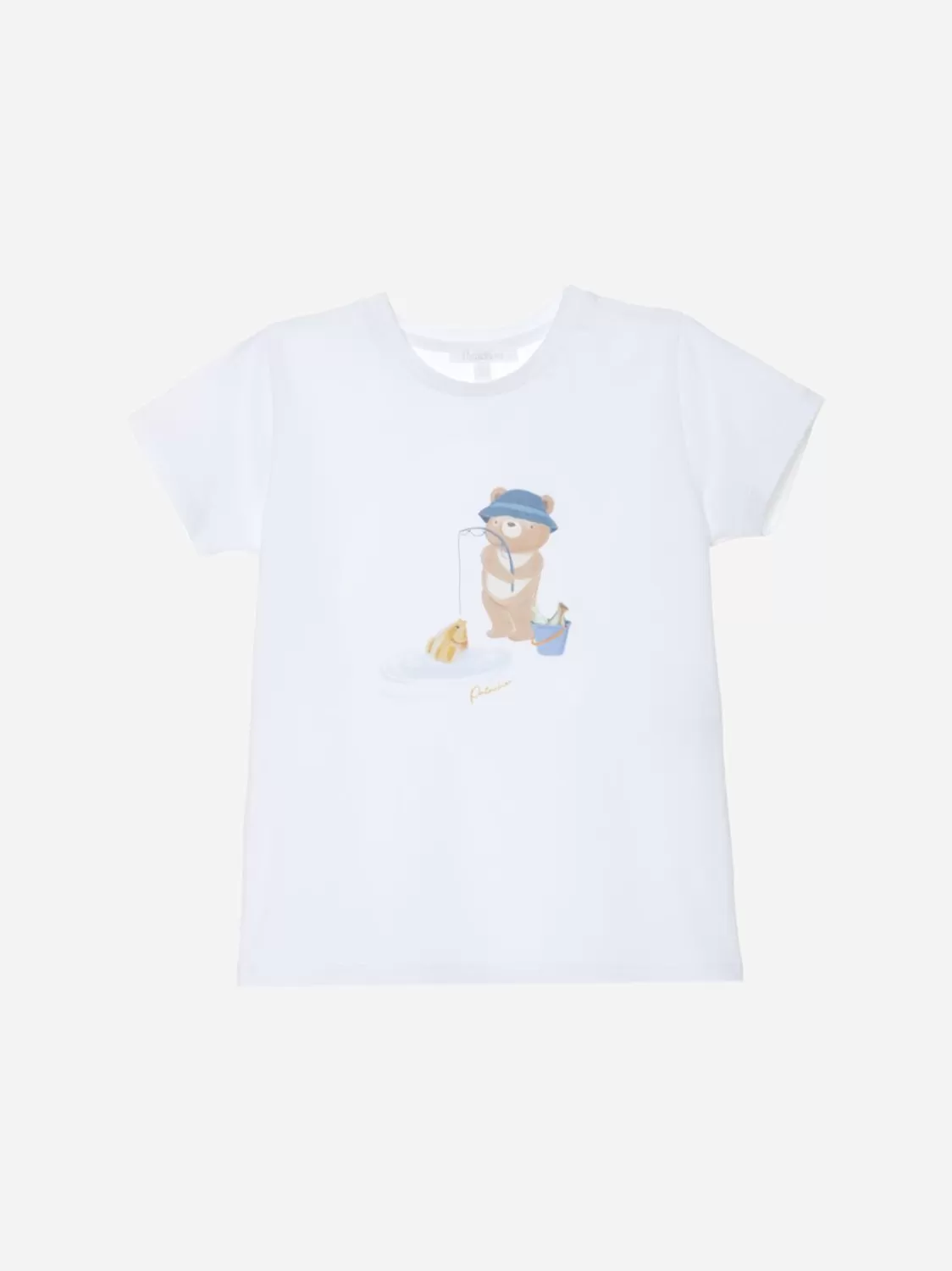 Baby Patachou Jongens T-Shirt Met Vissersbeerprint