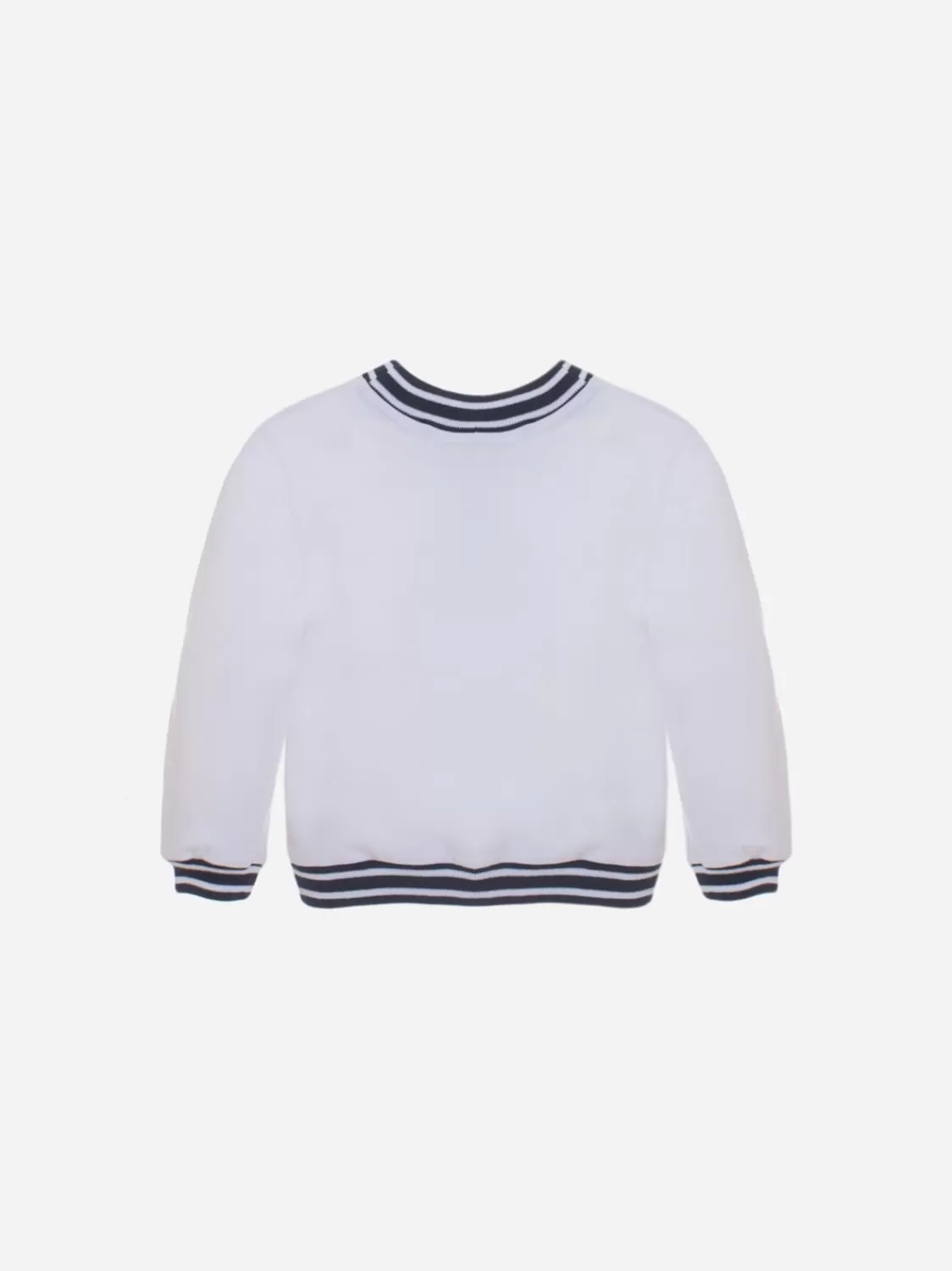 Baby Patachou Jongenssweater Met Een Print Van Een Boot