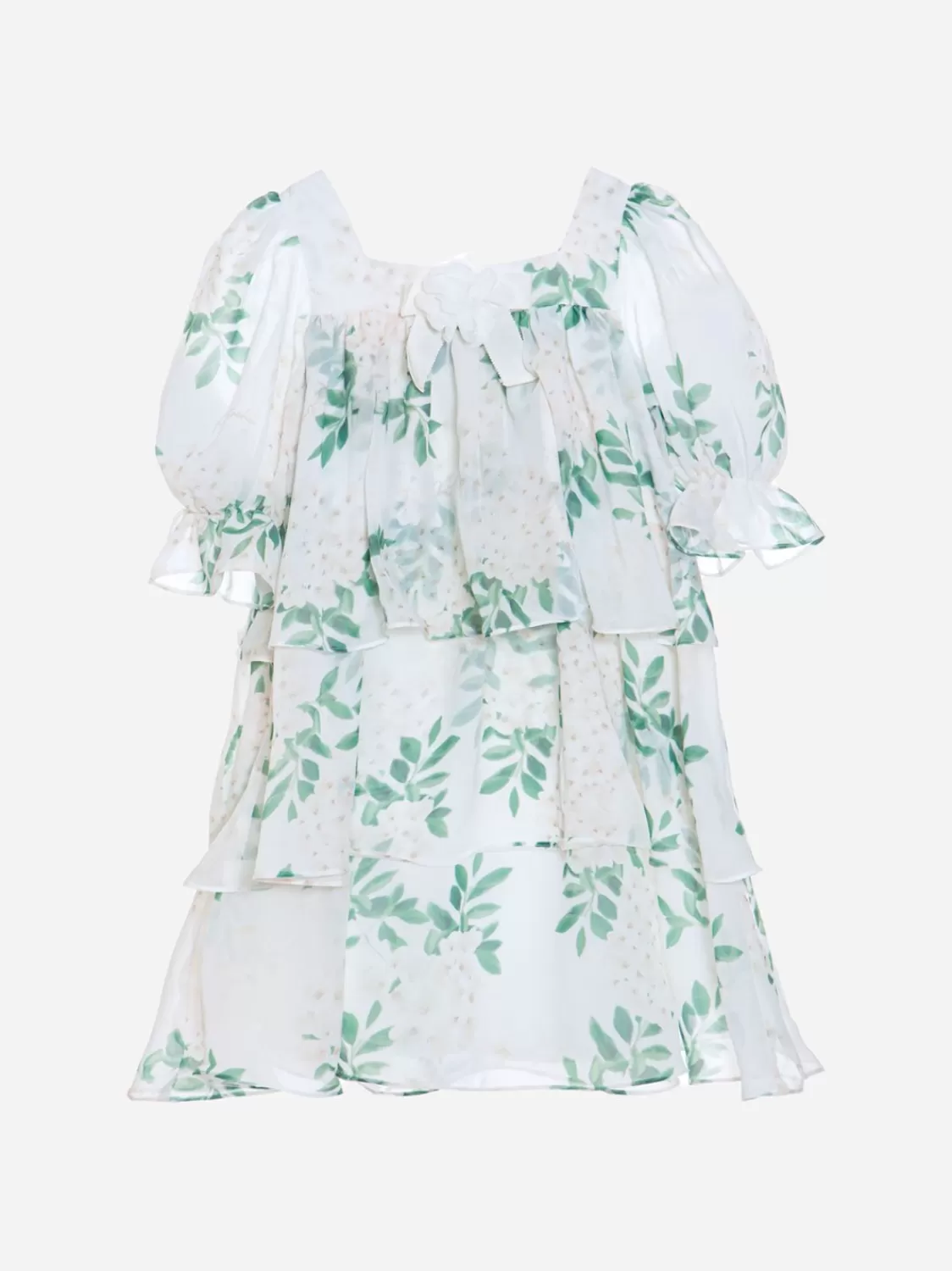 Meisje Patachou Jurk Met Tuinprint