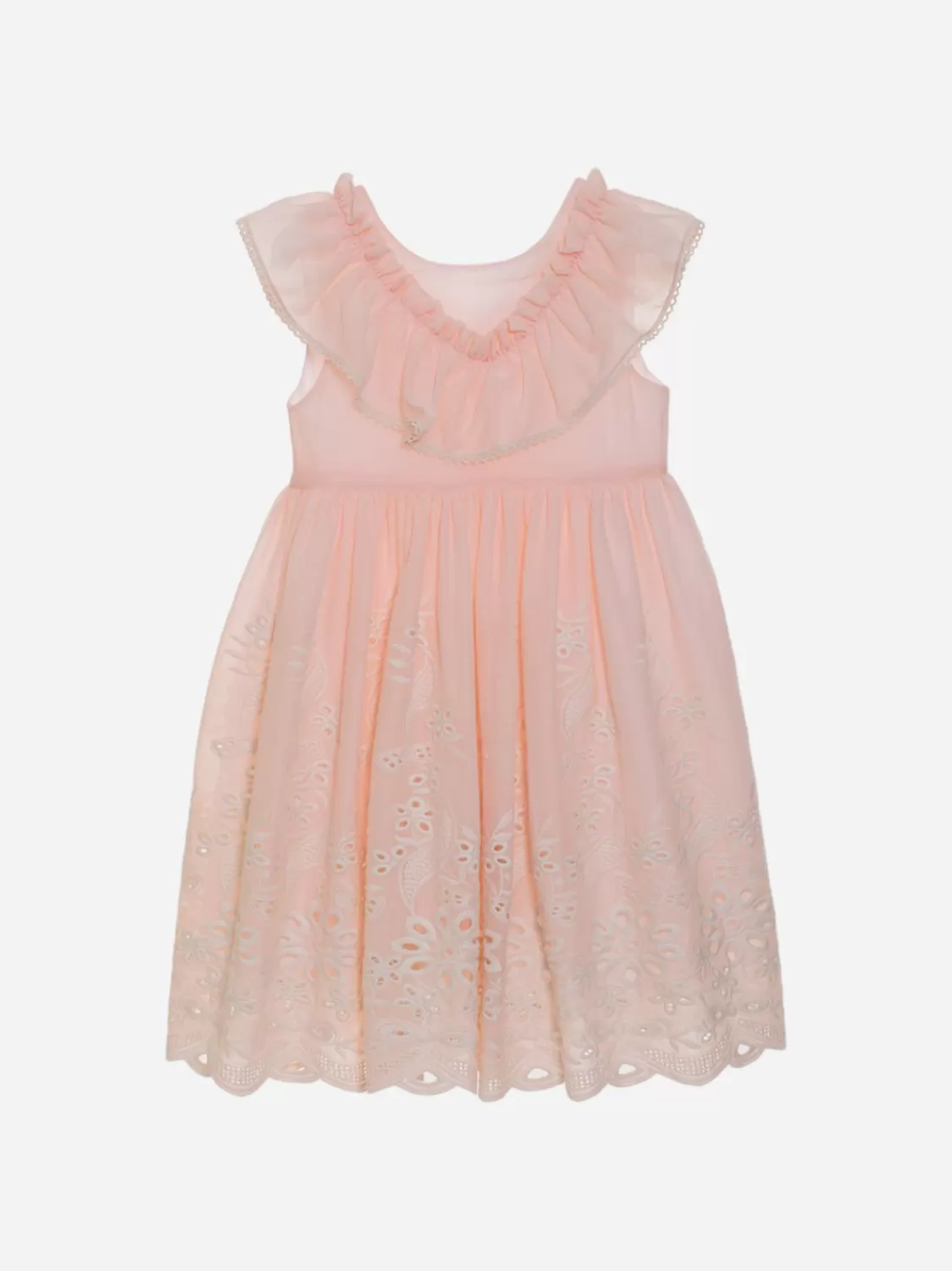 Meisje Patachou Kinderen Meisje Roze Geborduurde Jurk