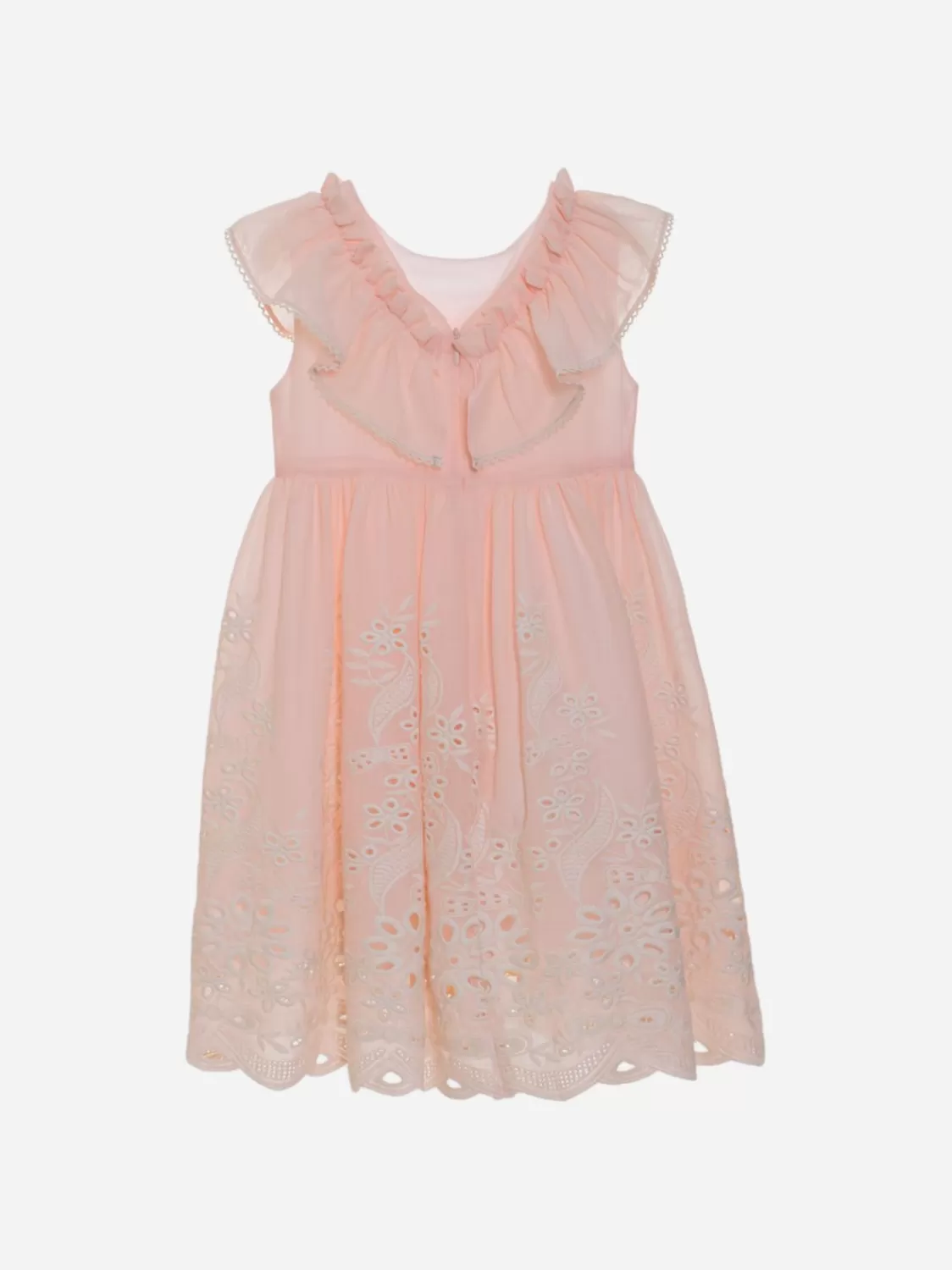 Meisje Patachou Kinderen Meisje Roze Geborduurde Jurk
