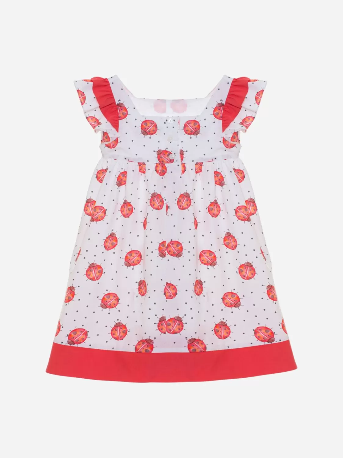 Baby Patachou Lady Bug Print Meisjesjurk