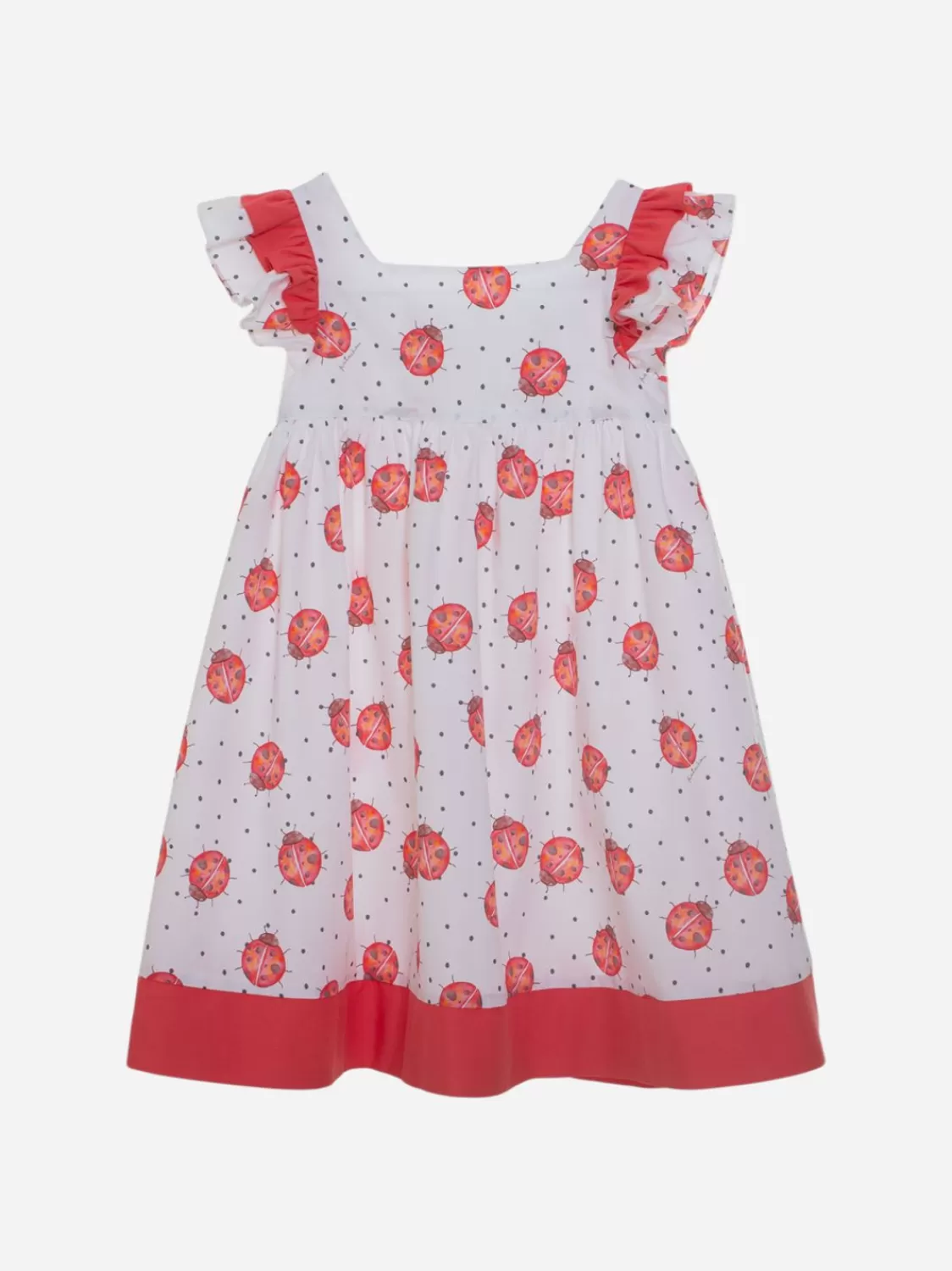 Baby Patachou Lady Bug Print Meisjesjurk